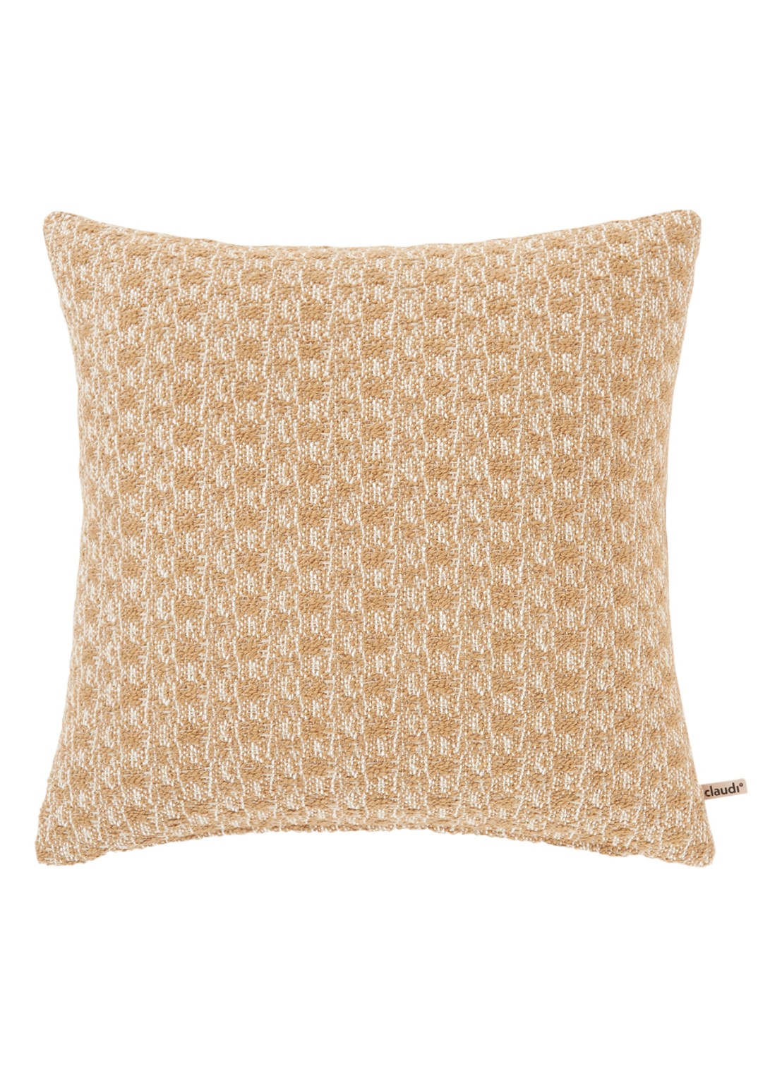 Claudi Sevissa Exclusive sierkussen 45 x 45 cm - voorkant camel