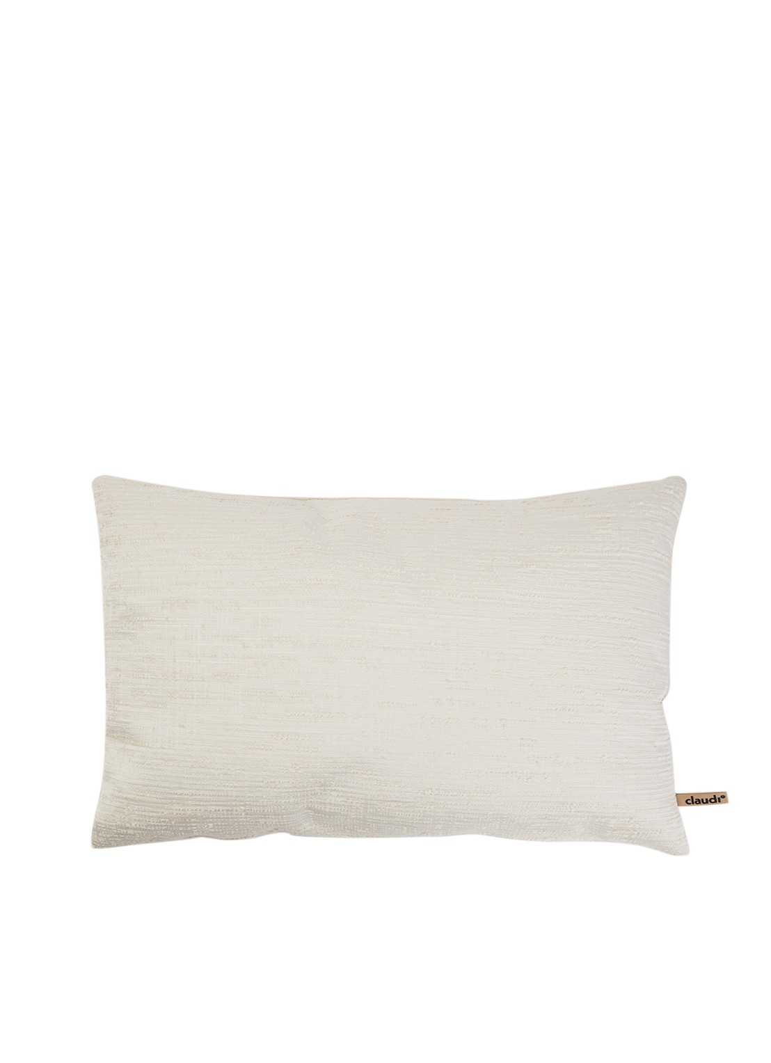 Claudi Shimmy sierkussen 30 x 45 cm - voorkant 3 gebroken wit