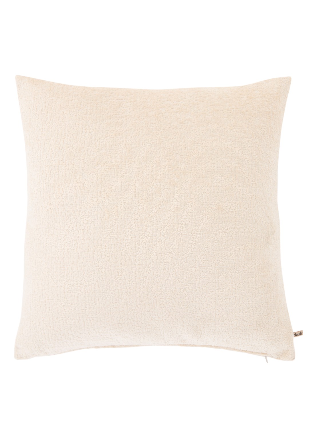 Claudi Softy sierkussen 60 x 60 cm - voorkant 3 gebroken wit