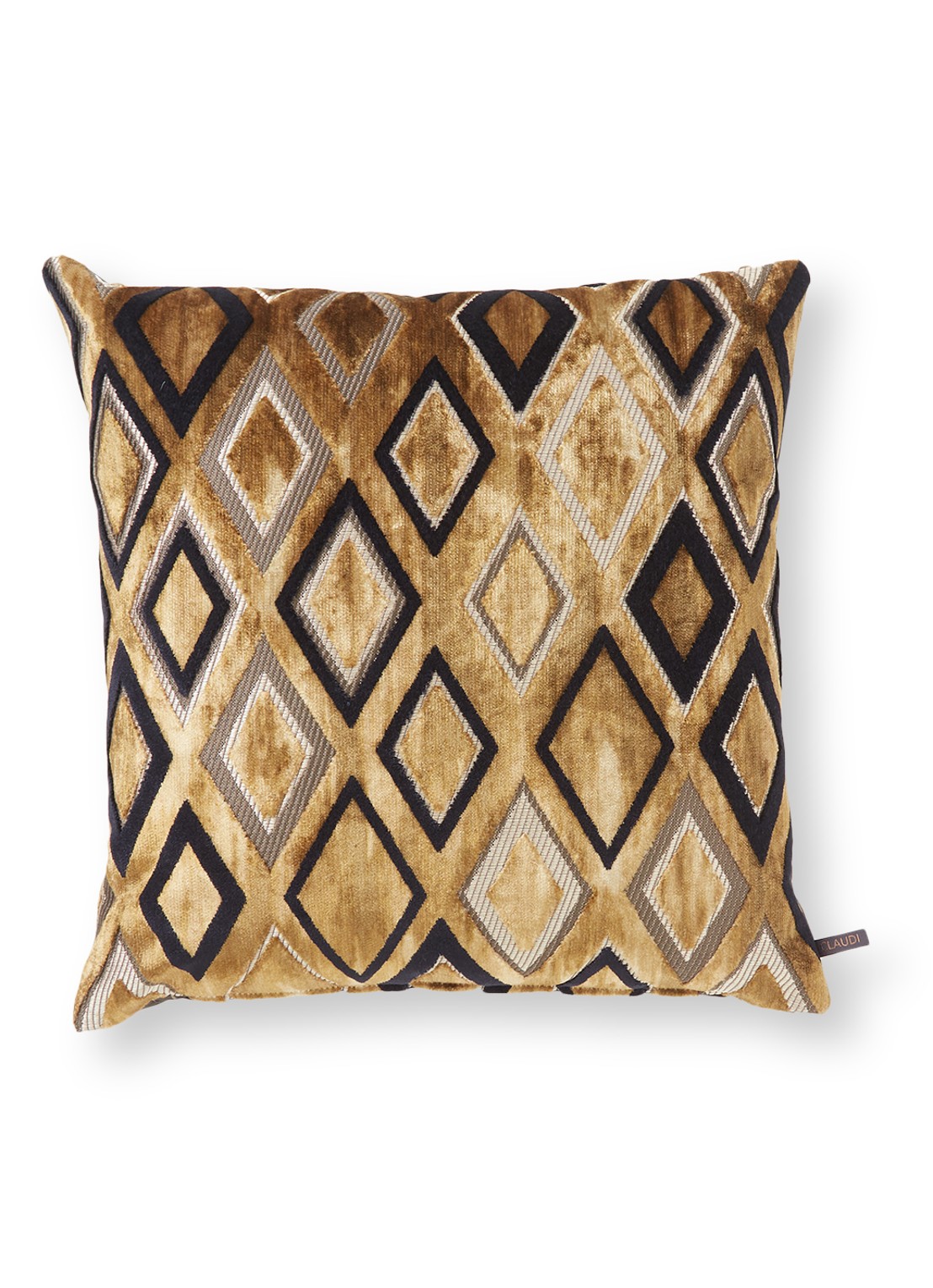 Claudi  Stacy sierkussen 45 x 45 cm - voorkant goud
