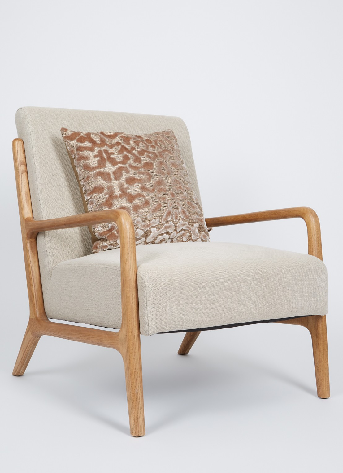 Claudi Talissa sierkussen 45 x 45 cm  - voorkant 2 beige