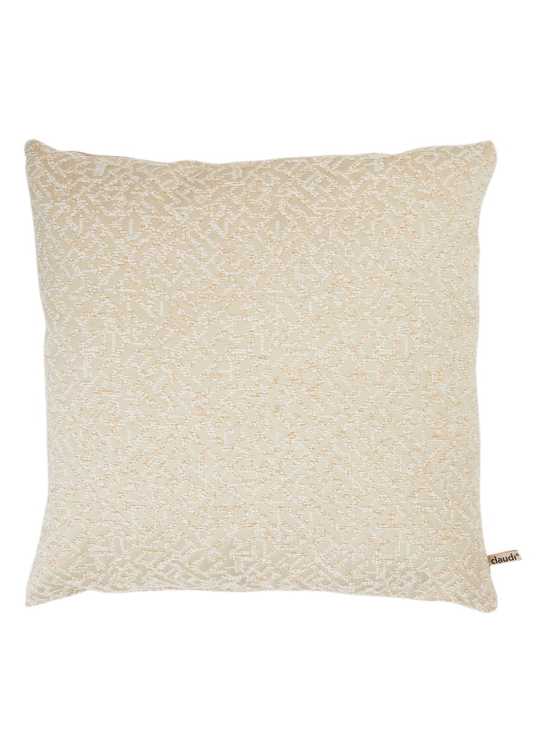 Claudi Tradu sierkussen 45 x 45 cm - voorkant beige