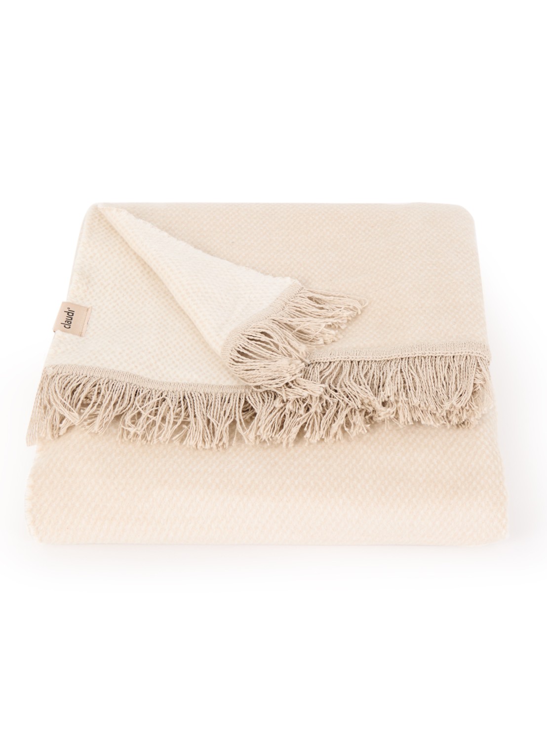 Claudi Unami plaid 150 x 200 cm - voorkant creme