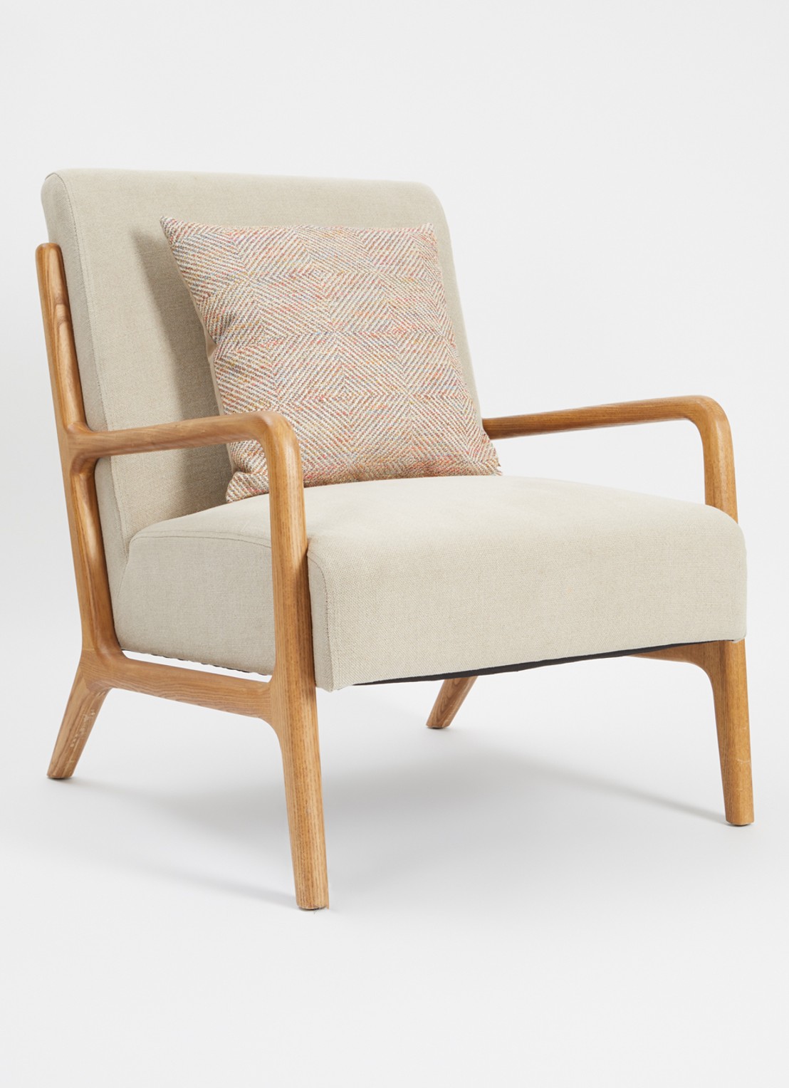Claudi Vitto sierkussen 45 x 45 cm - voorkant 2 beige