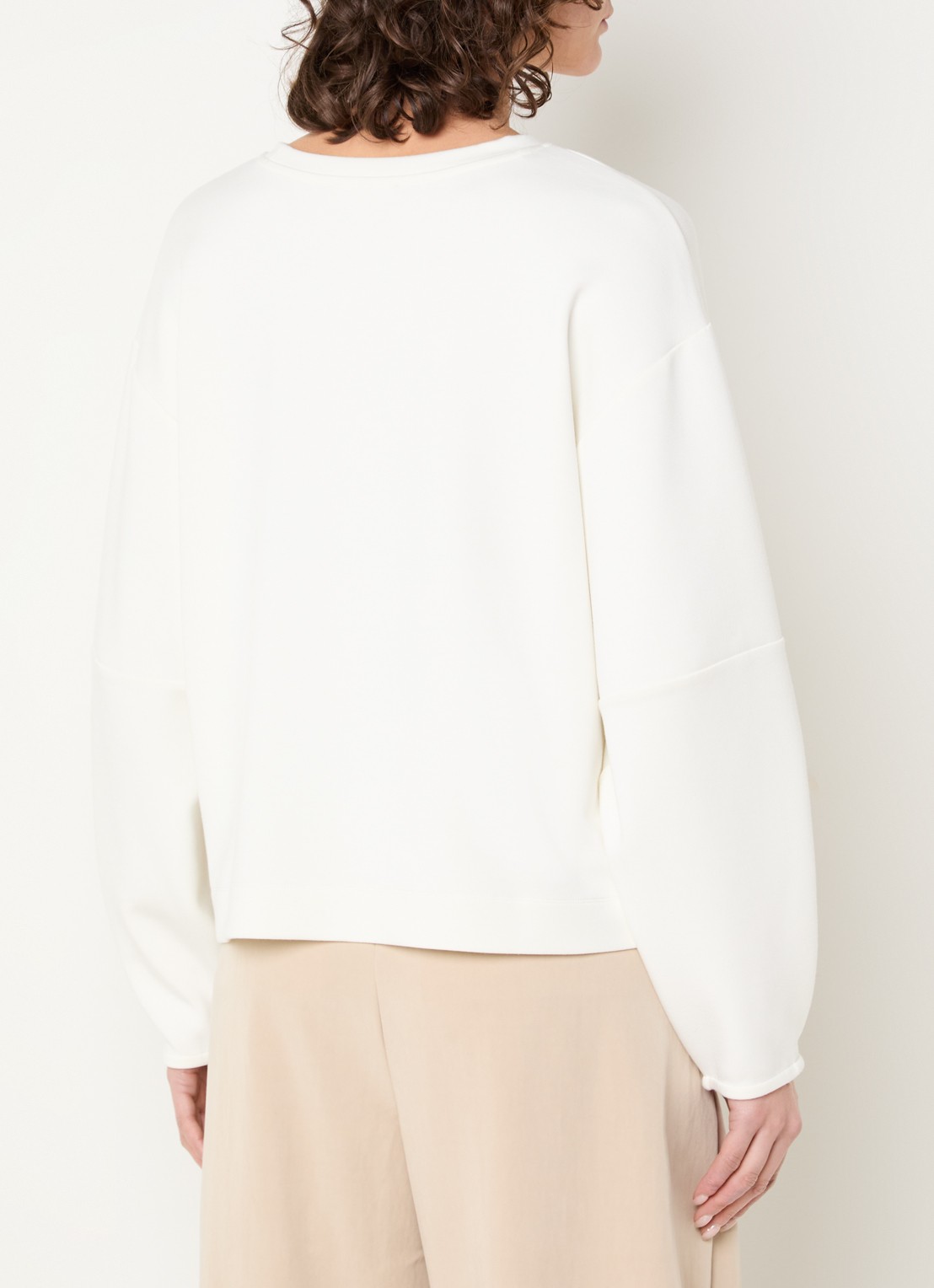 Claudia Sträter Sweater met ronde hals - achterkant 4 creme
