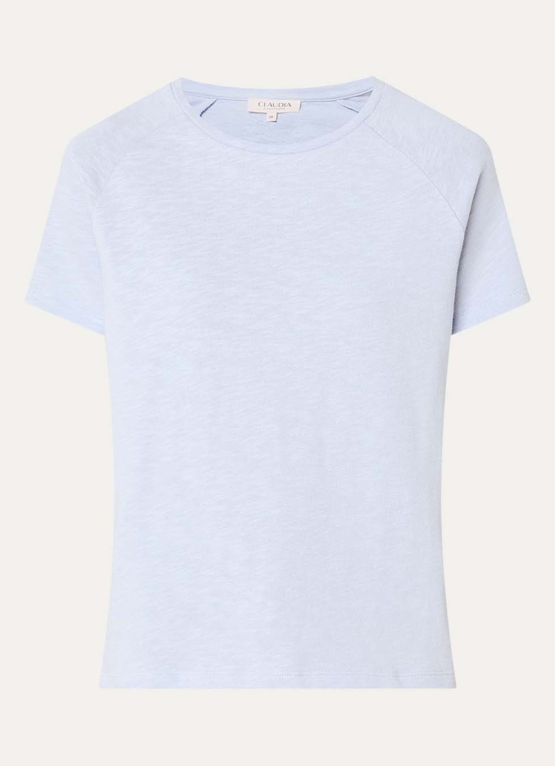 Claudia Sträter T-shirt met ronde hals - voorkant 3 lichtpaars