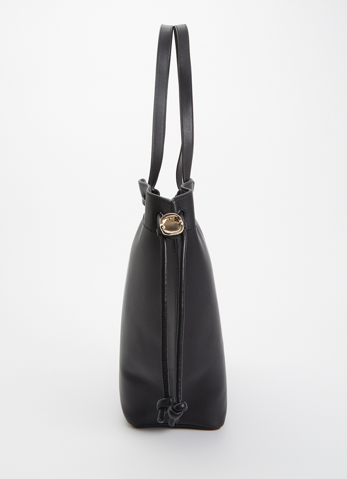 Claudie Pierlot Alban Major schoudertas van leer - detail 4 zwart