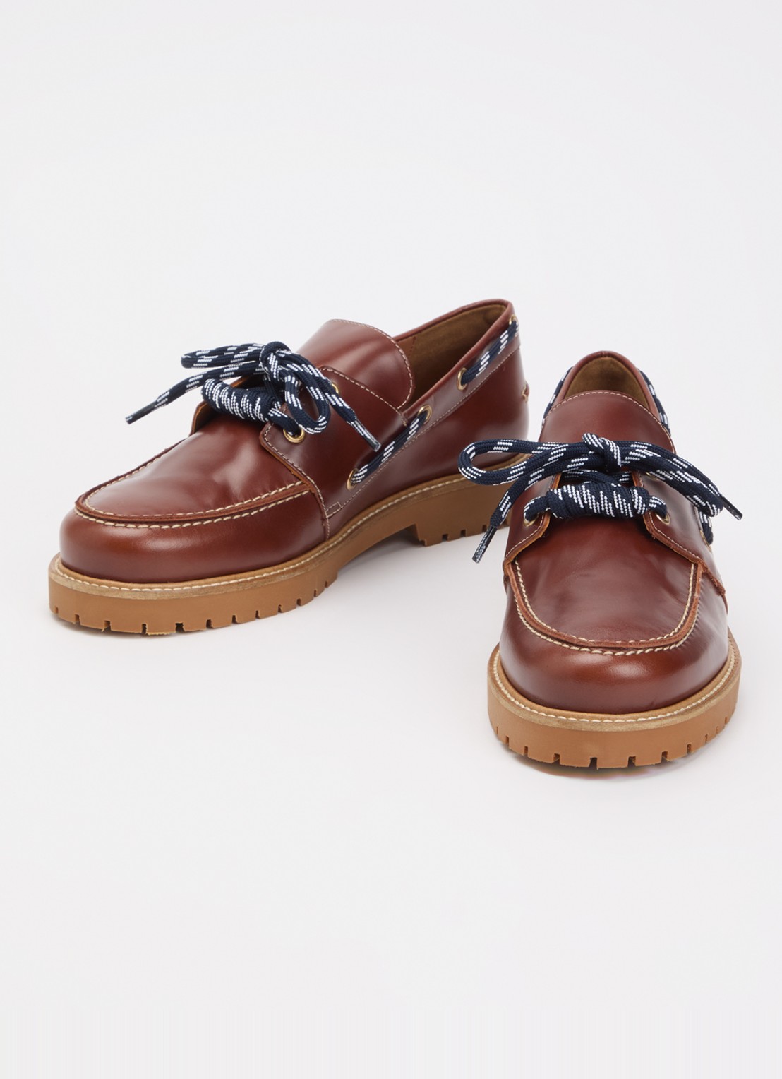 Claudie Pierlot Audrey bootschoen van leer - detail 3 bruin