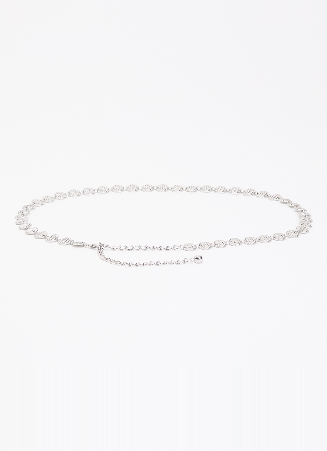 Claudie Pierlot Ayman schakelriem  - voorkant zilver