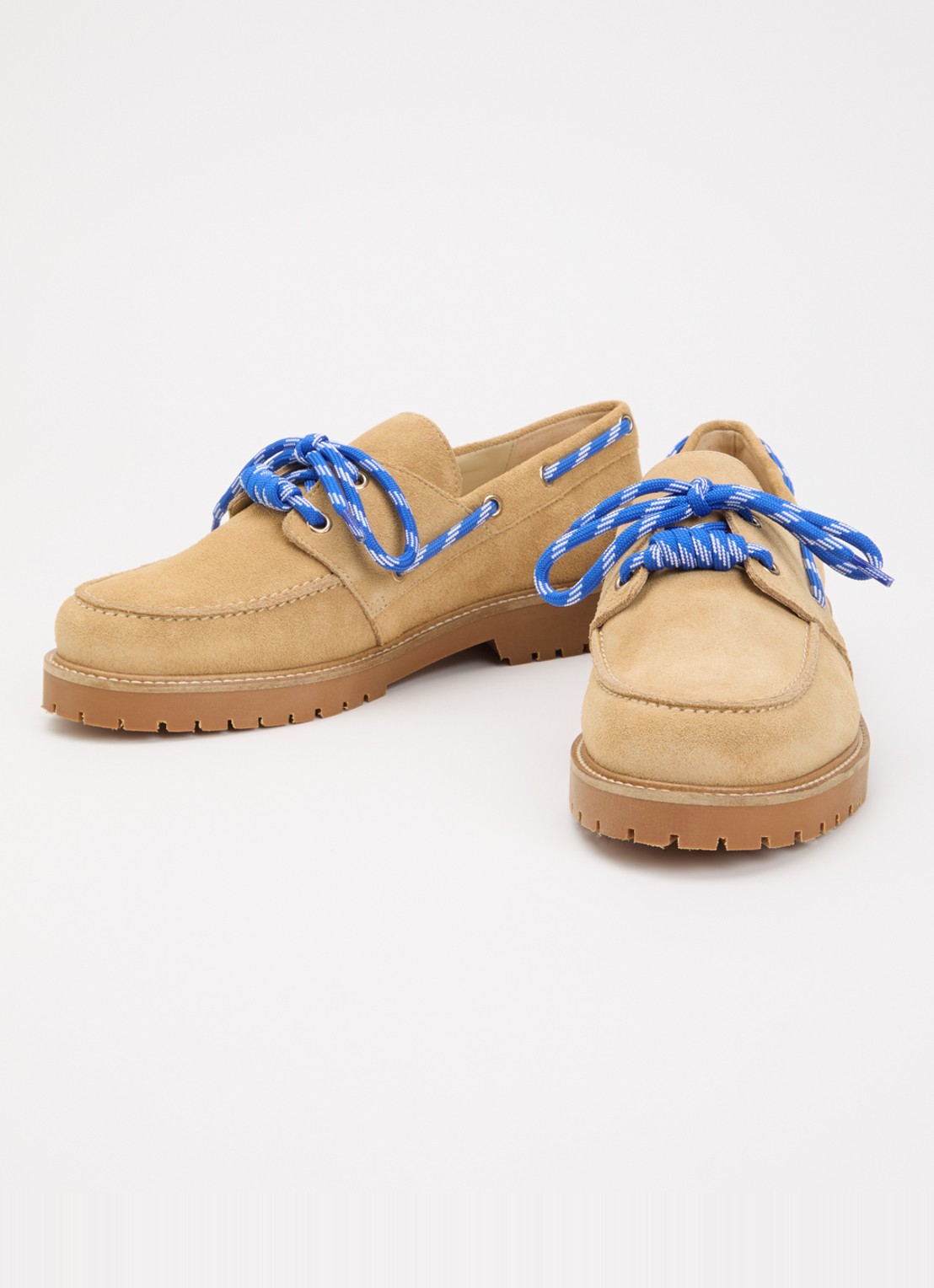 Claudie Pierlot Bootschoen van suède - detail 3 camel