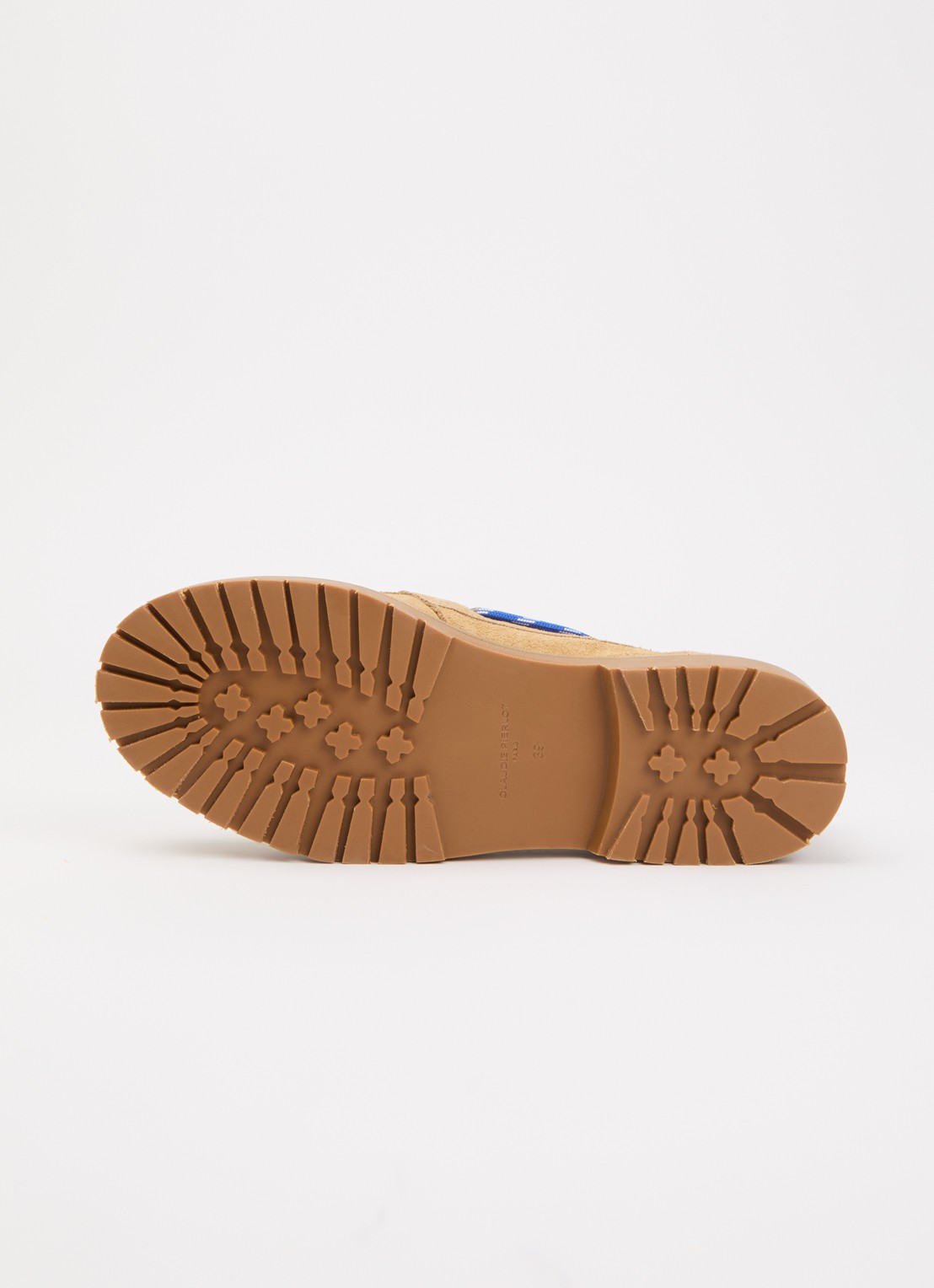 Claudie Pierlot Bootschoen van suède - detail 5 camel
