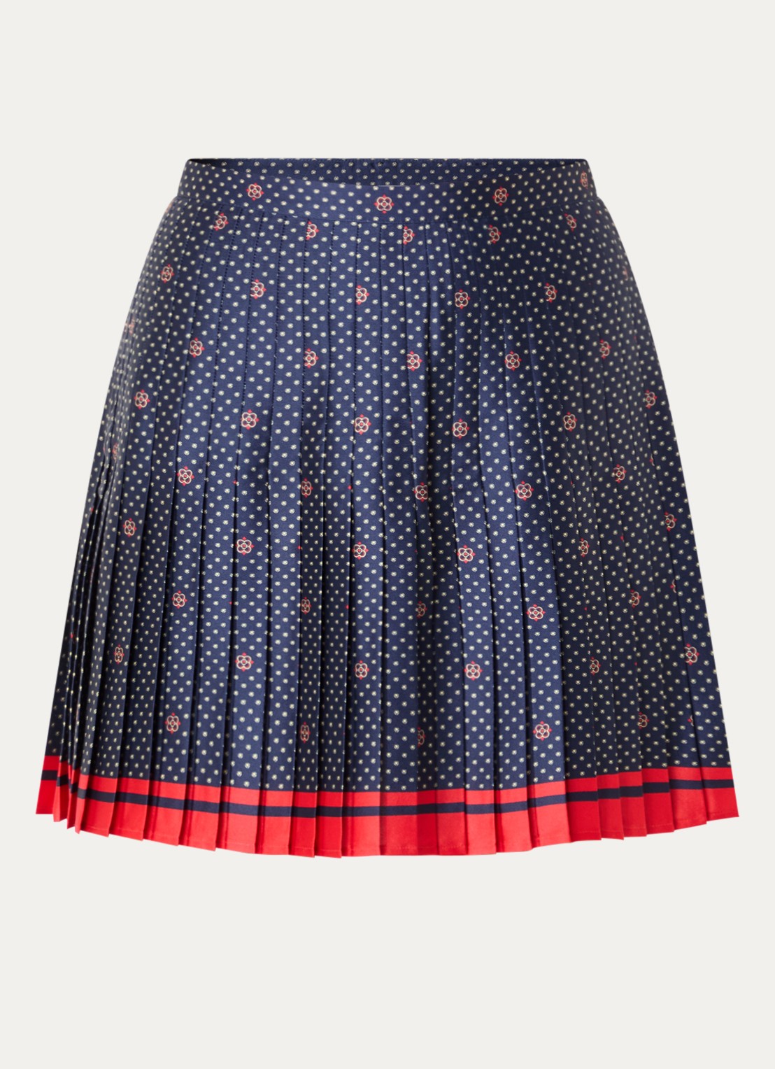 Claudie Pierlot Minirok met print - voorkant 2 donkerblauw