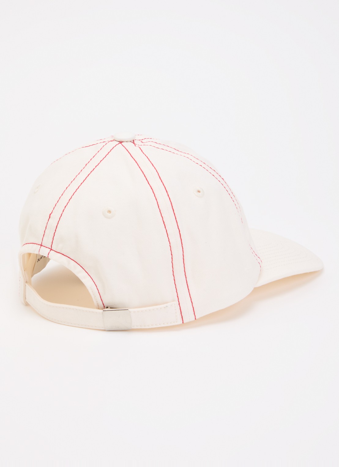 Claudie Pierlot Pet met logoborduring  - detail gebroken wit