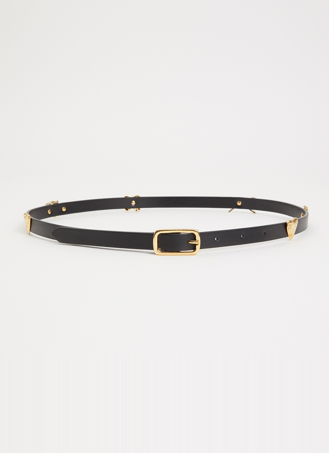 Claudie Pierlot Riem met bedels  - voorkant zwart