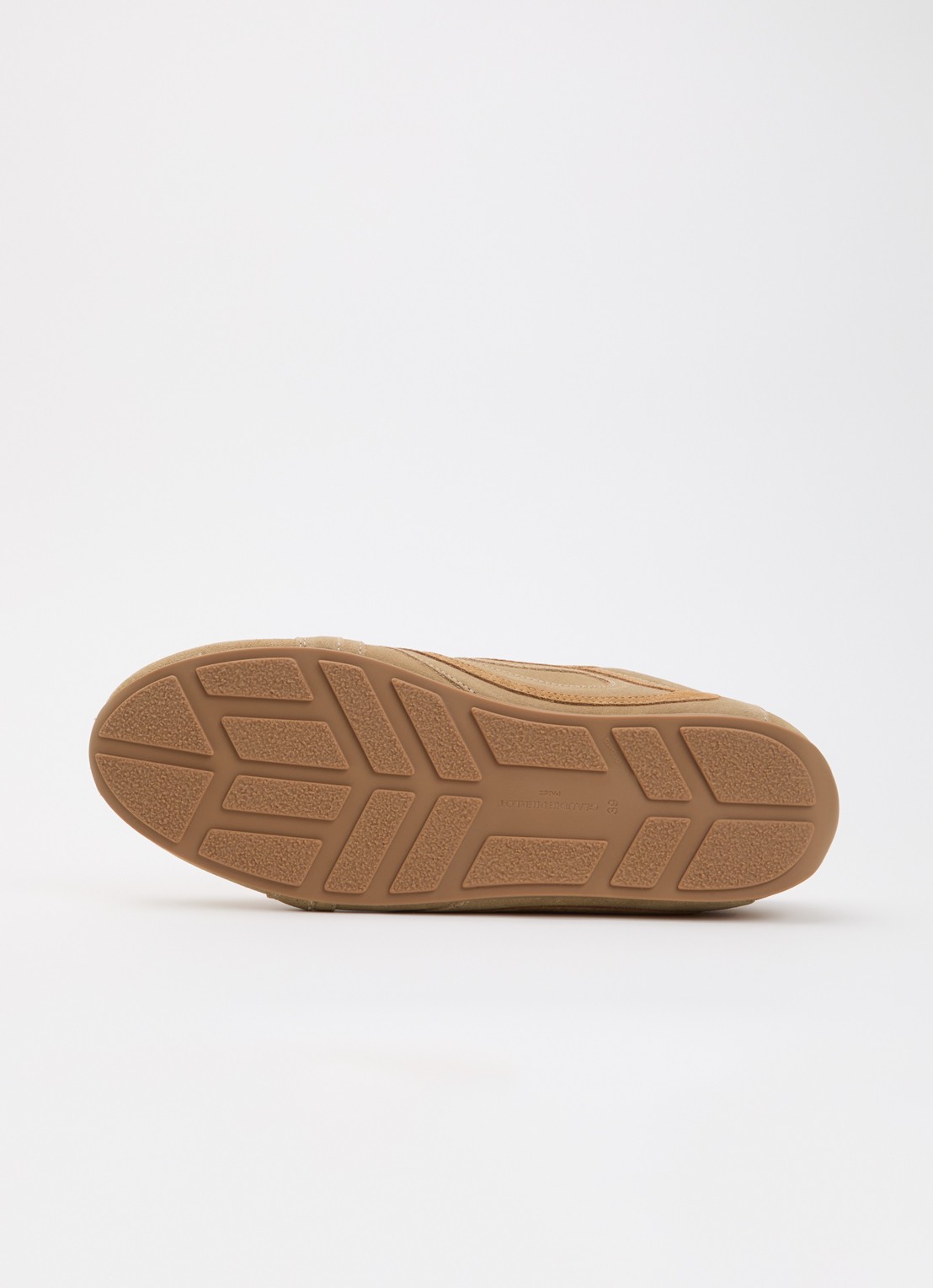Claudie Pierlot Swing sneaker van suède - detail 5 zand
