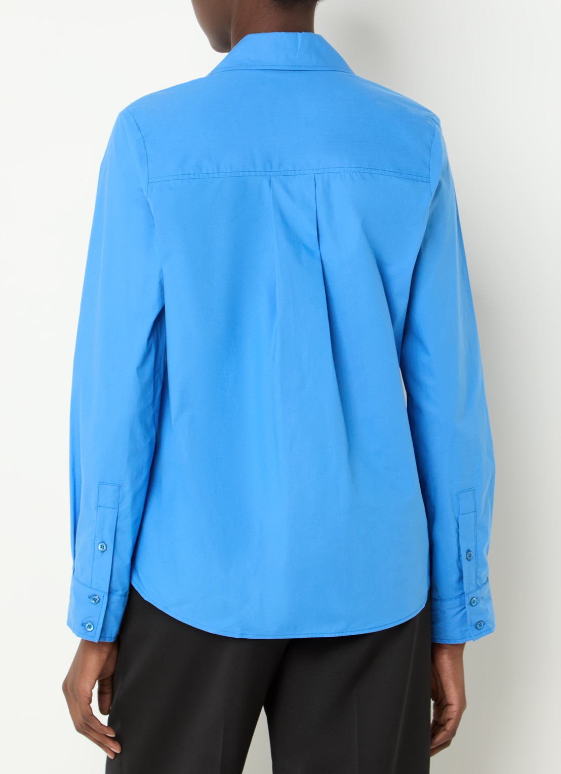 Claudie Pierlot Tuniek met kraag - achterkant blauw