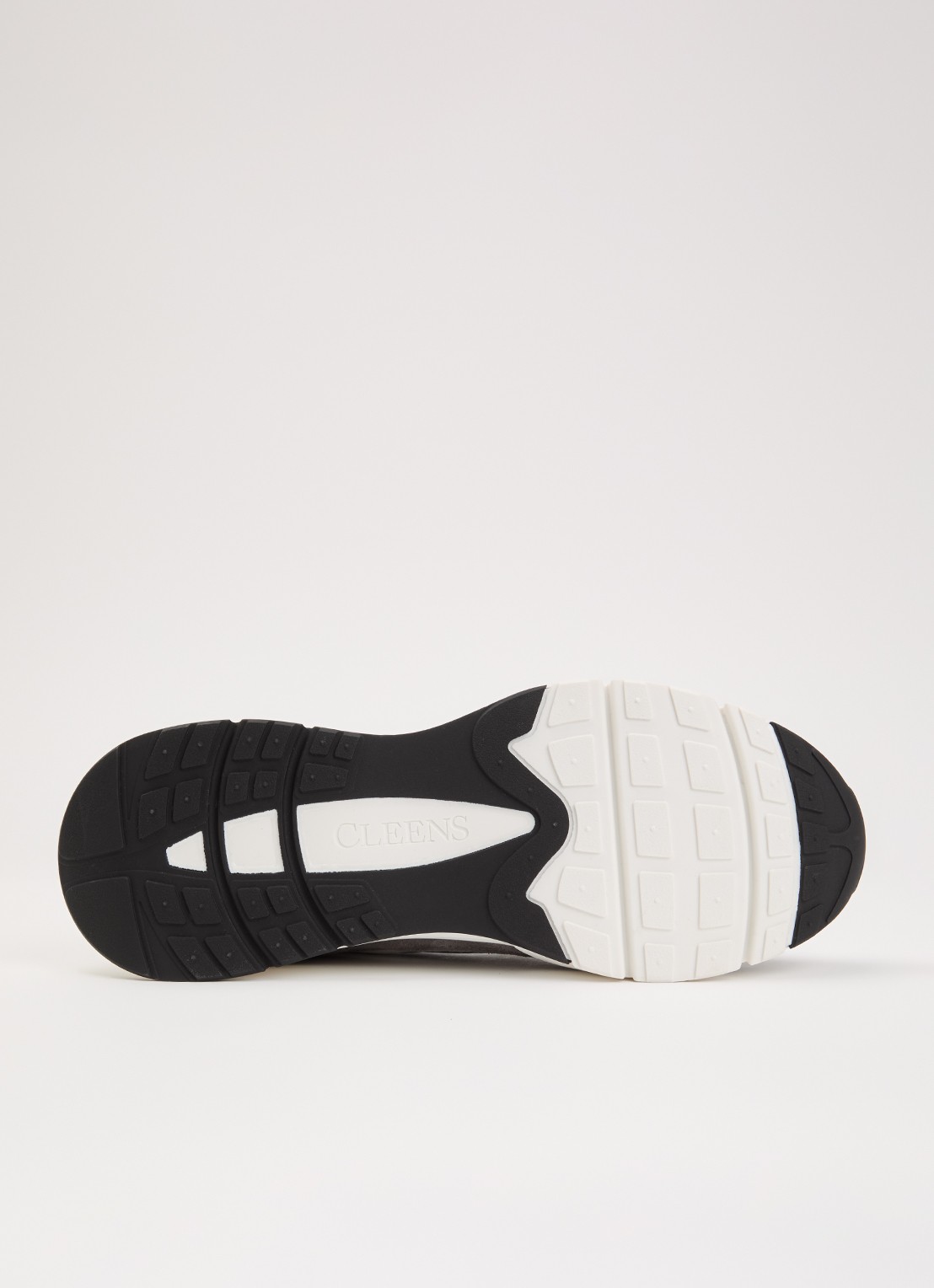 Cleens Aero Runner sneaker met suède details - detail 5 grijs