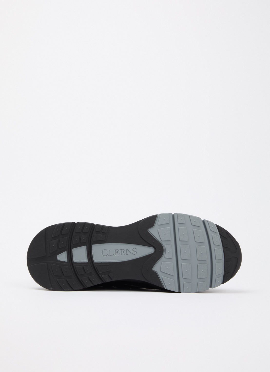 Cleens Aero Runner sneaker van mesh met details van suède - detail 5 zwart