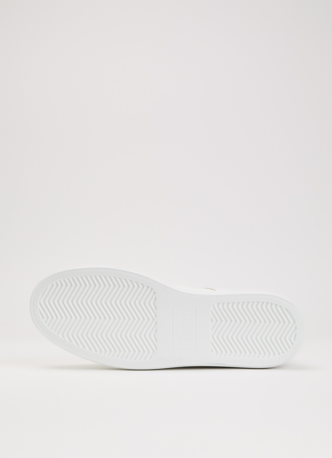 Cleens Court sneaker van leer - detail 4 wit