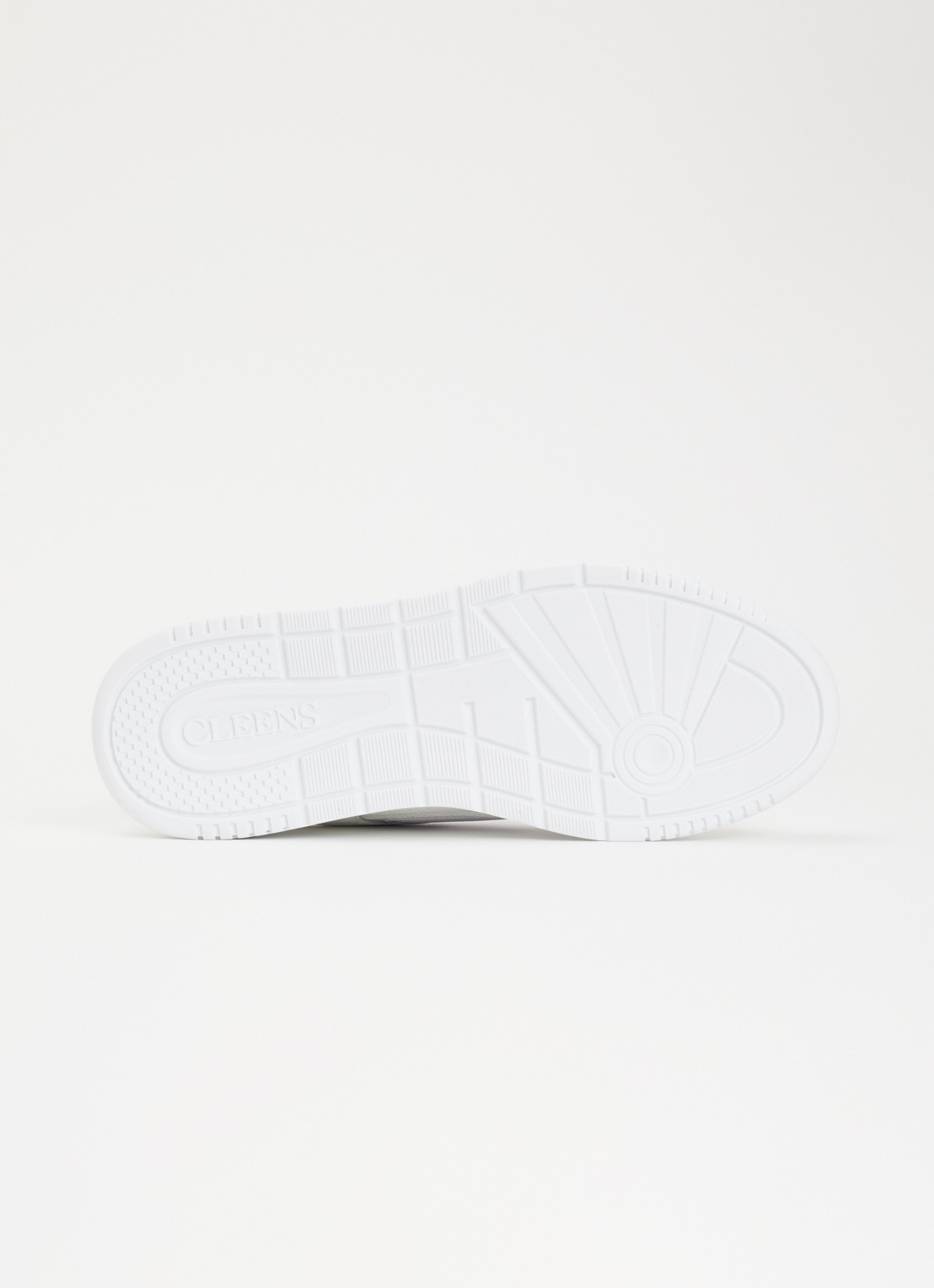 Cleens Lay Up sneaker met leren details - detail 4 wit