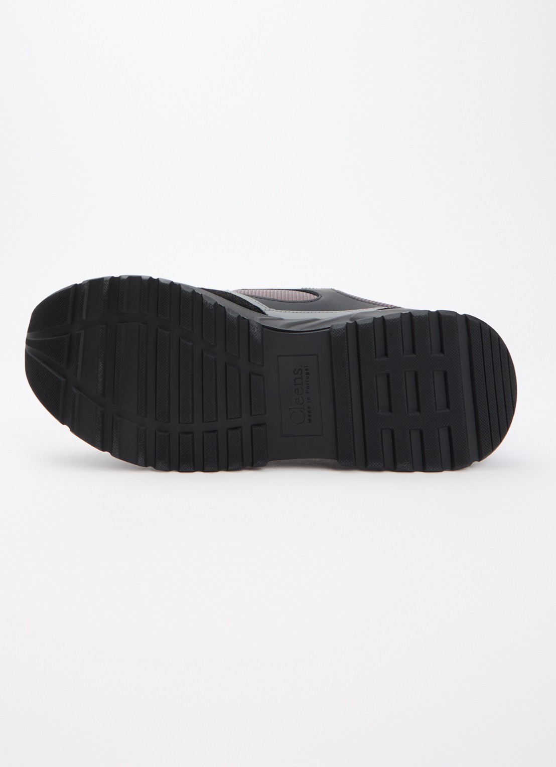 Cleens Onesixty sneaker met suède details - detail 3 zwart