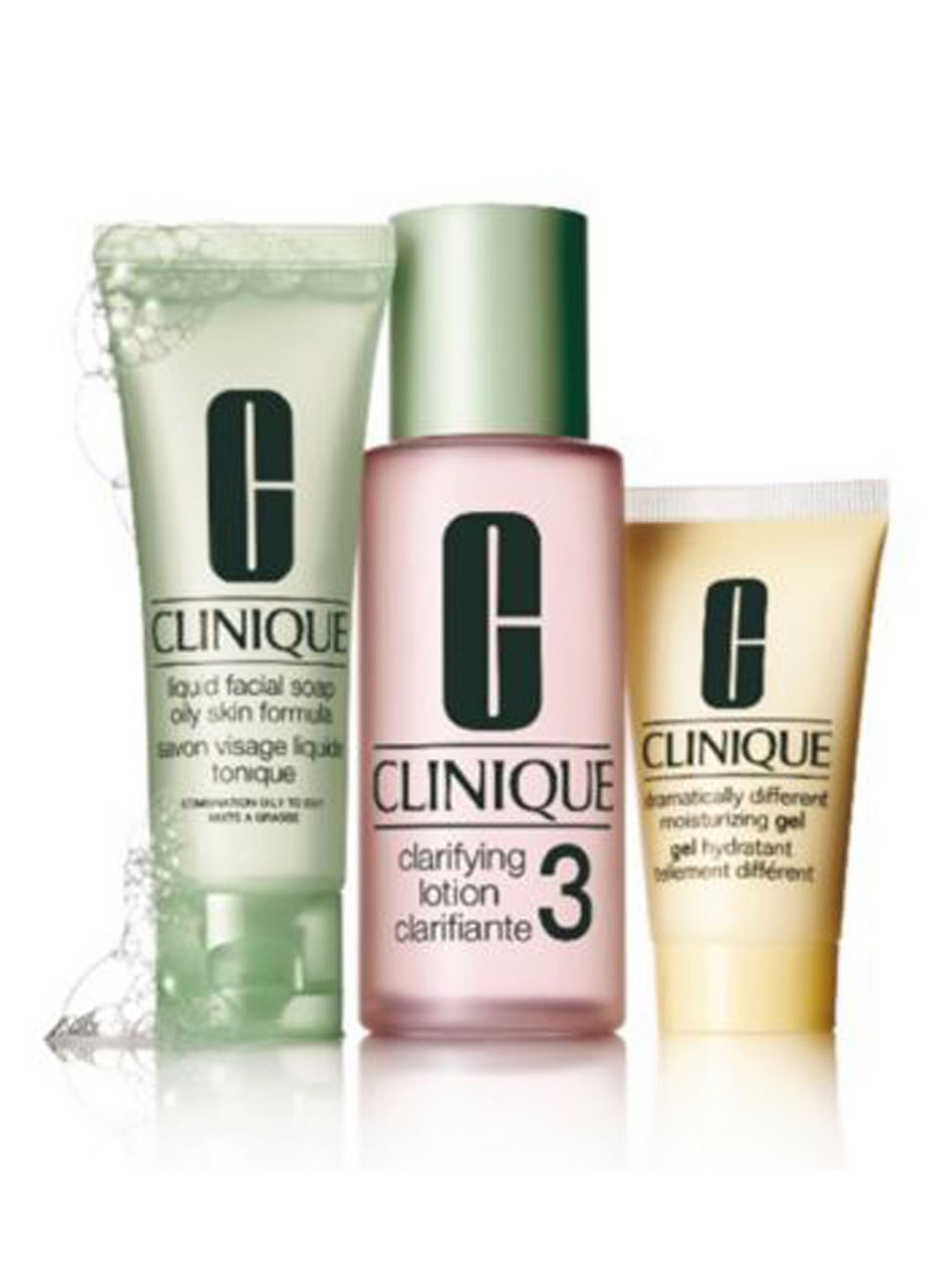 Clinique 3 Stappen Introductie Set Huidtype 3 - verzorgingsset - voorkant undefined