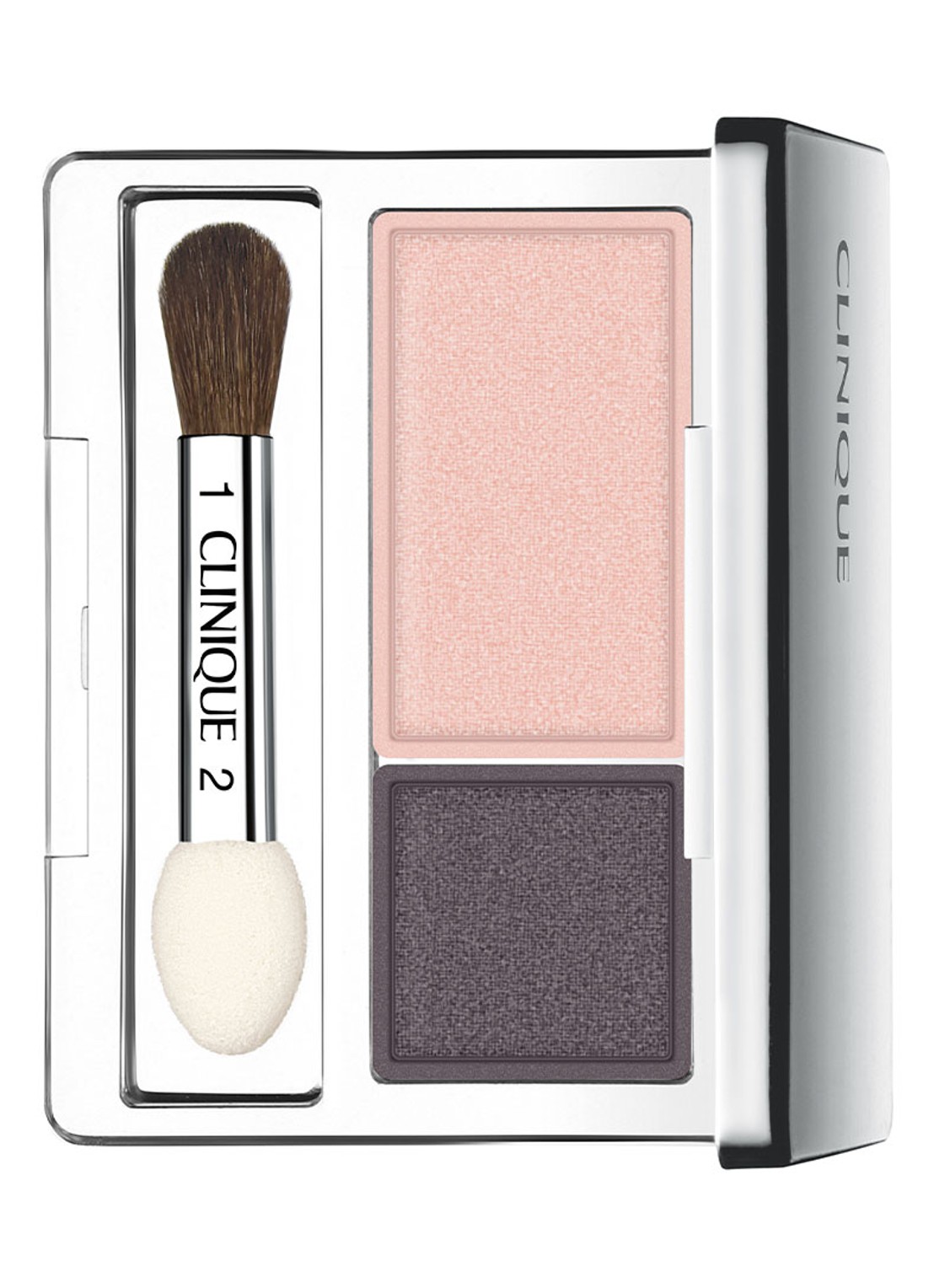Clinique All About Shadow Duo - oogschaduw palette - voorkant uptown downtown