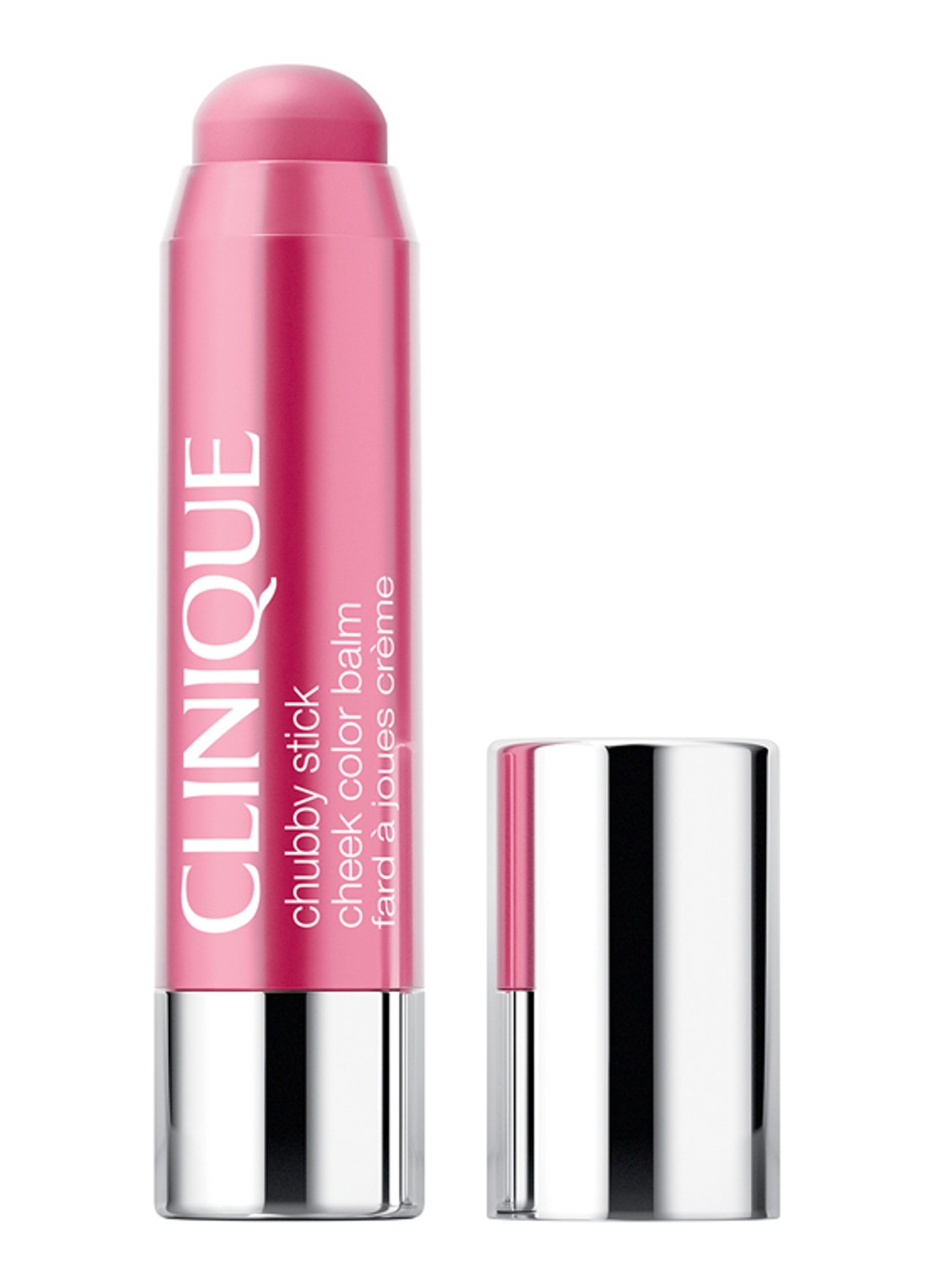 Clinique Chubby Stick™ Cheek Color Balm - blush - voorkant 6 06 poppin' pink