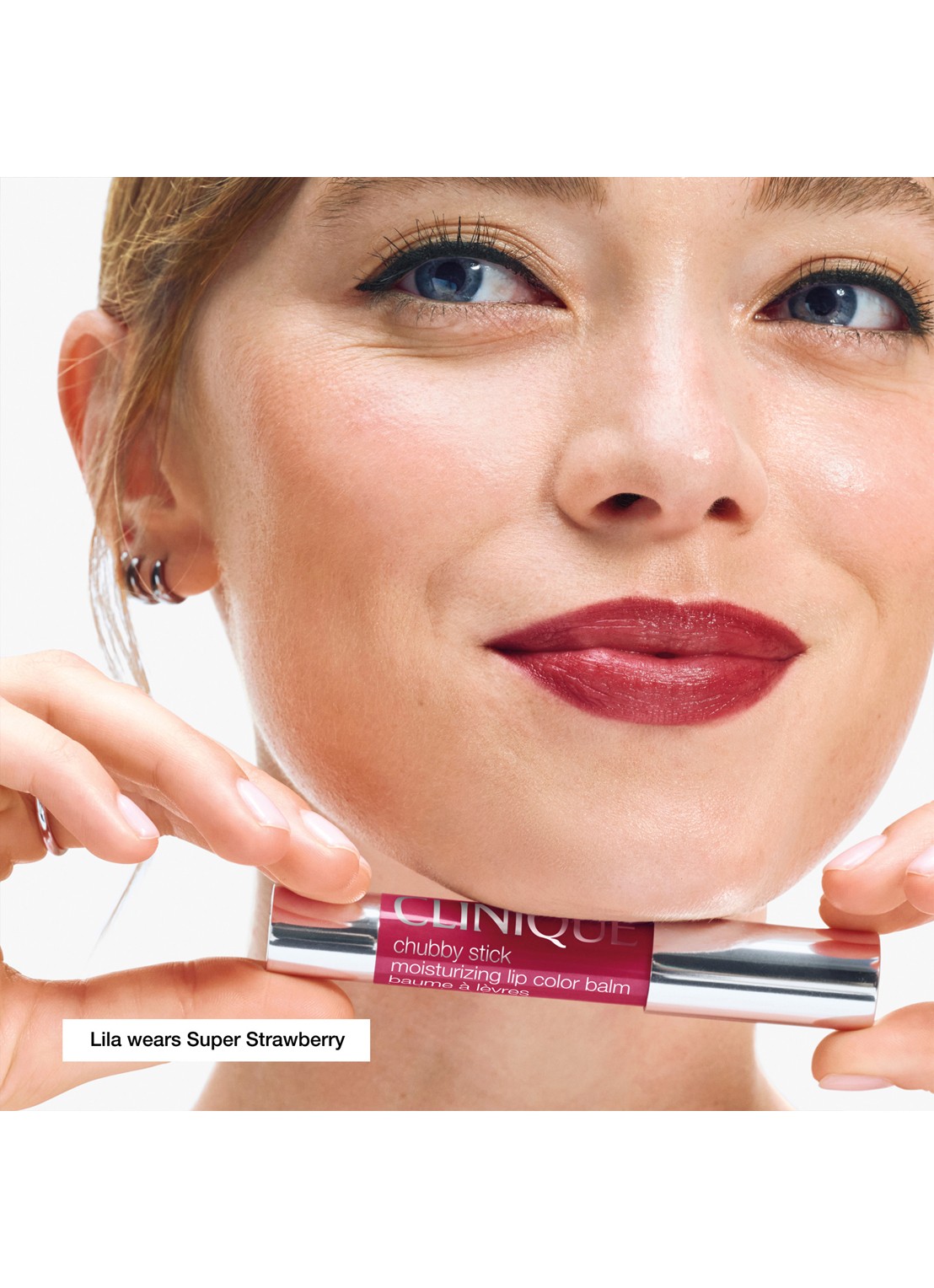 Clinique Chubby Stick™ Moisturizing Lip Color Balm - lipbalsem - detail 5 07 super strawberry