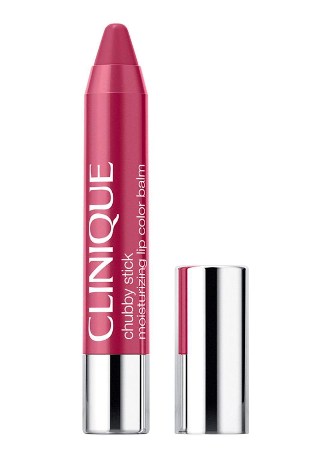 Clinique Chubby Stick™ Moisturizing Lip Color Balm - lipbalsem - voorkant 07 super strawberry