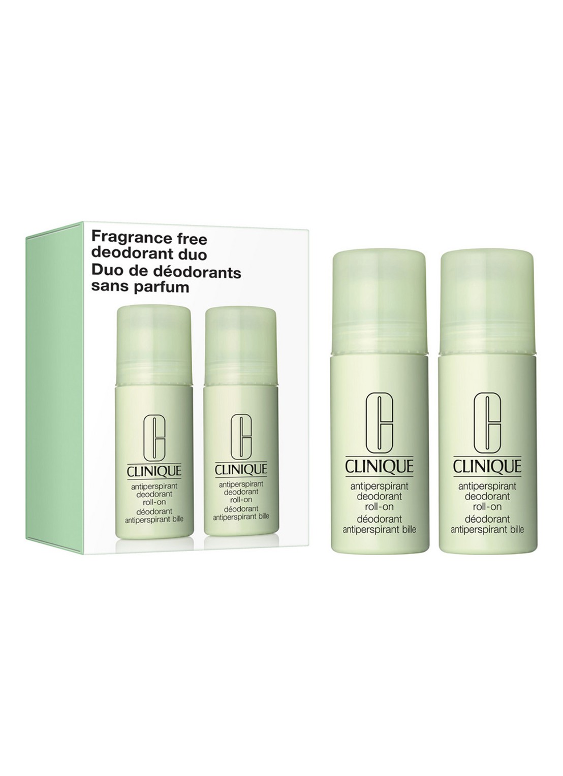 Clinique Clinique Antiperspirant Roll-On Deodorant Duo Set - voorkant 2 undefined