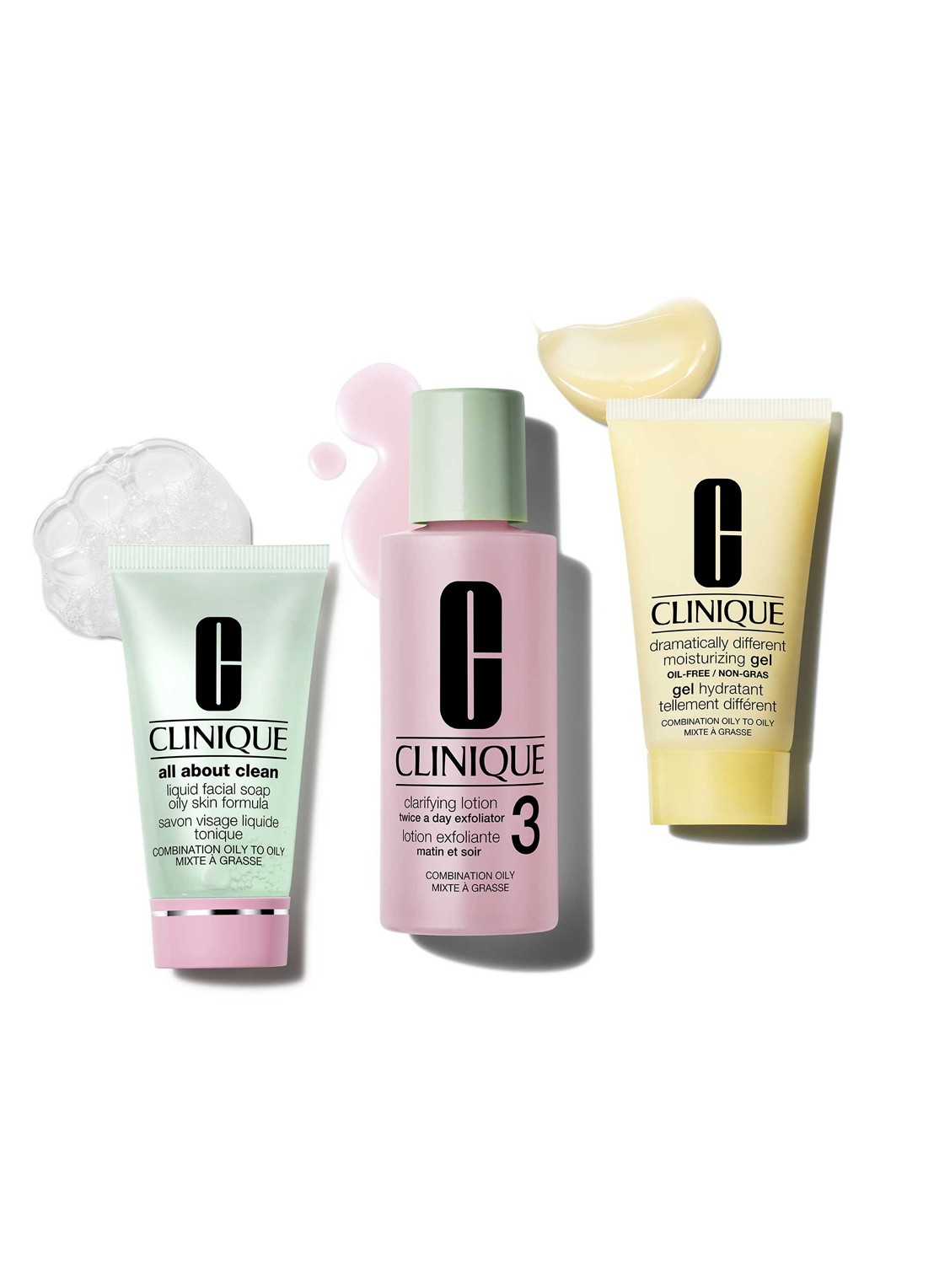 Clinique Healthy Skin Routine Mini Kit Combination Oily - verzorgingsset - voorkant 2 undefined