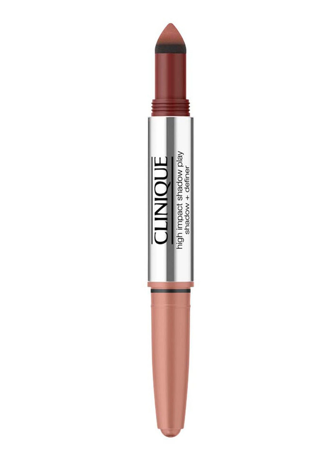 Clinique High Impact Shadow Play Shadow + Definer - oogschaduwstick - voorkant 03 strawberries + chocolate