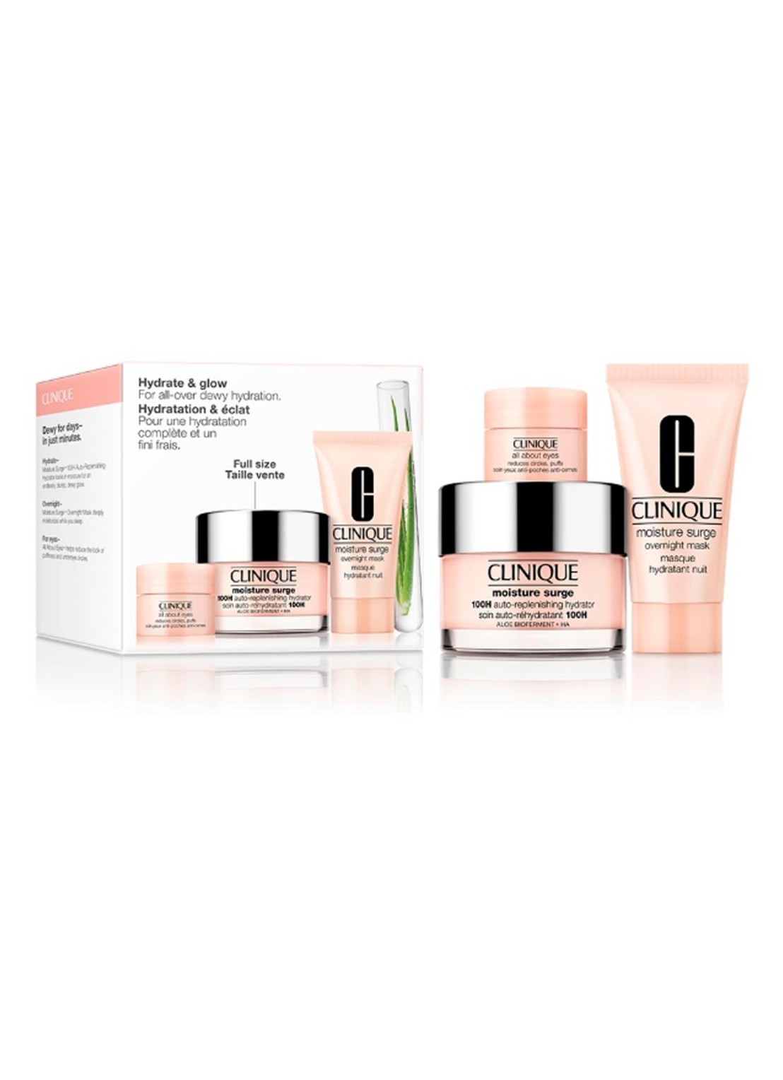 Clinique Hydrate & Glow Dewy Hydration Set - verzorgingsset - voorkant undefined