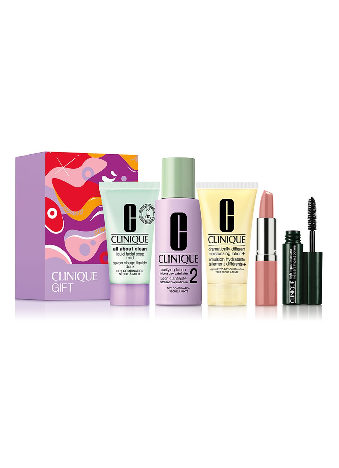 Clinique Jouw cadeau: Deluxe Mini Gift Set - voorkant undefined