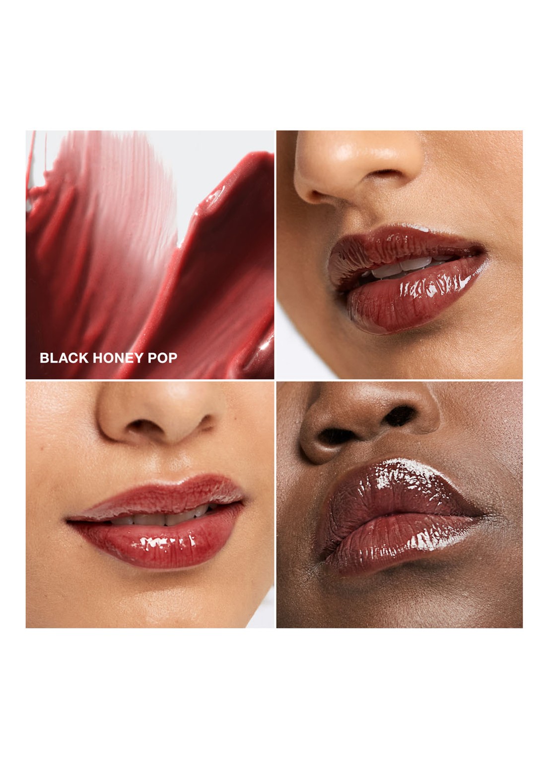 Clinique Pop Plush Creamy Lip Gloss - lipgloss - detail 3 black honey pop