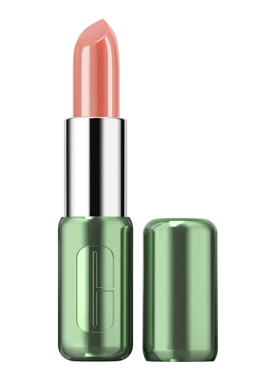 Clinique Pop™ Longwear Lipstick Shine - lipstick - voorkant 01 nude pop