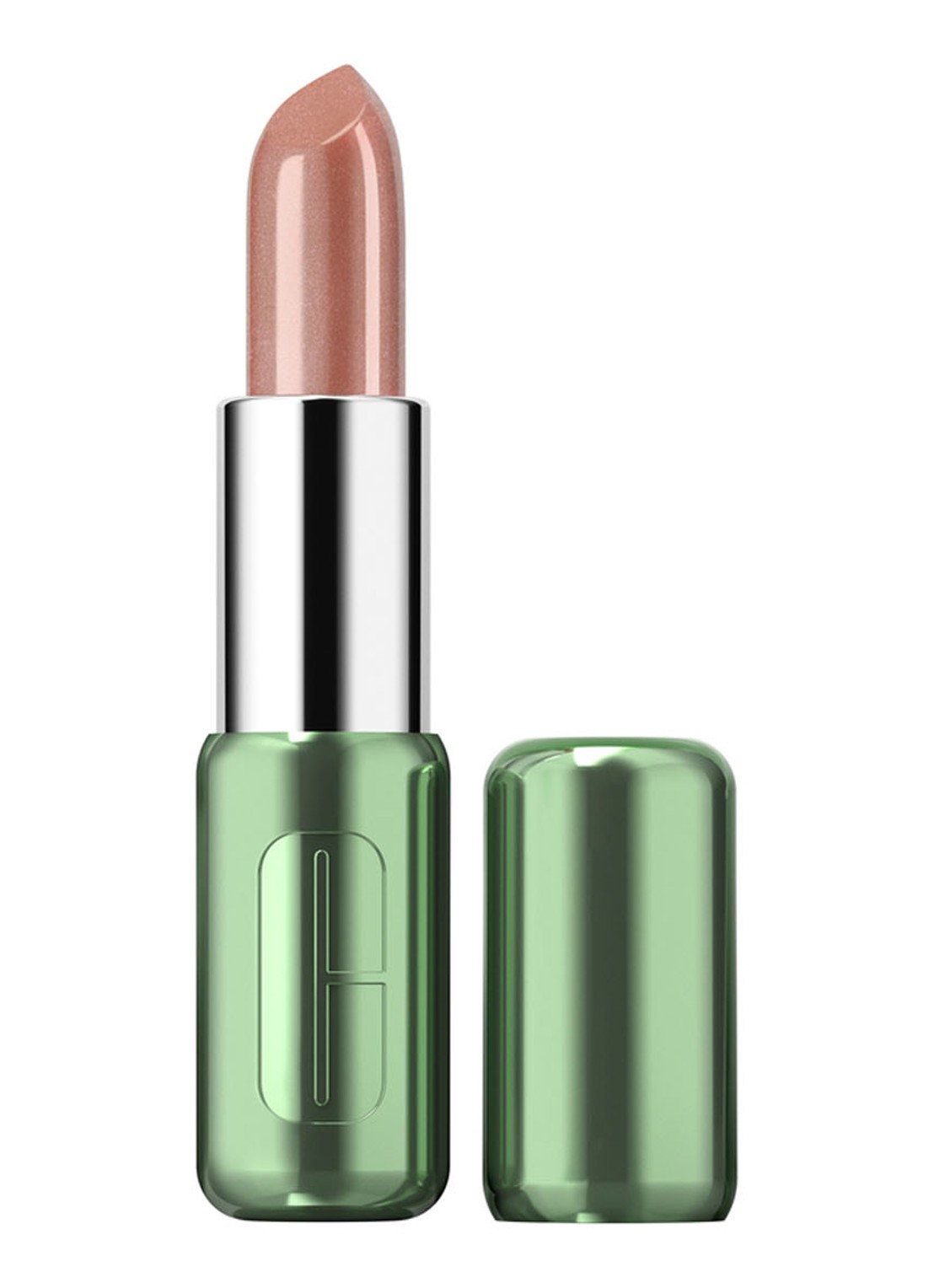 Clinique Pop™ Longwear Lipstick Shine - lipstick - voorkant 6 02 bare pop