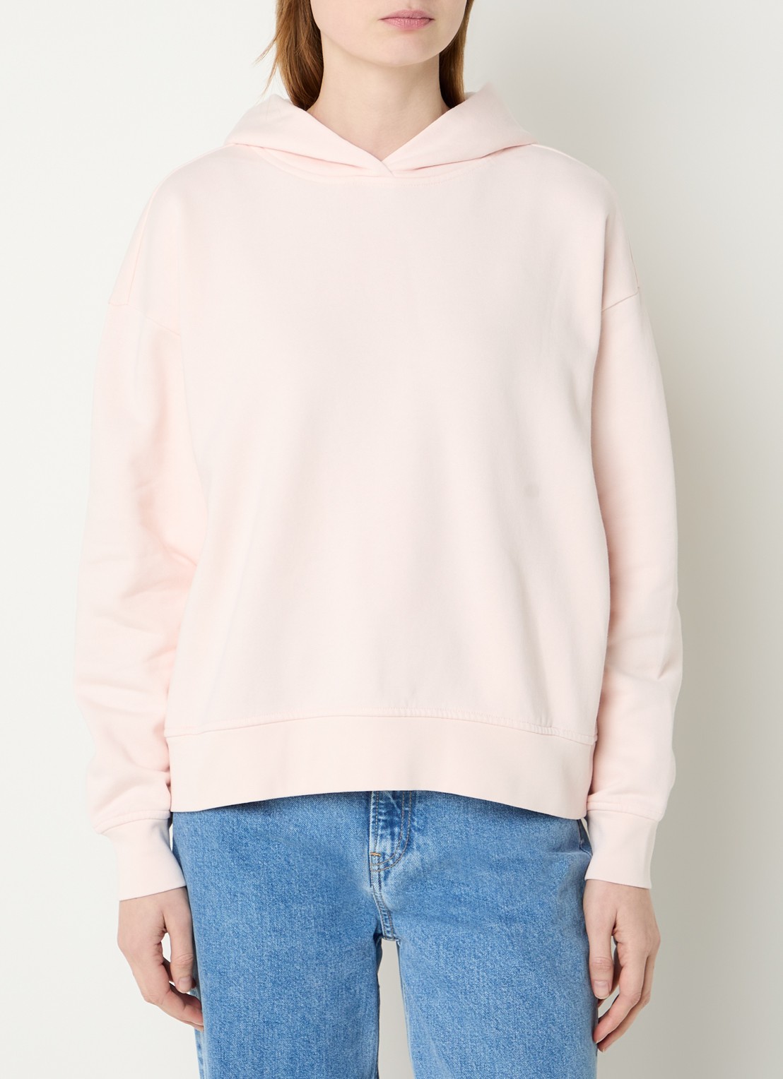 CLOSED Hoodie met logo - detail 2 lichtroze