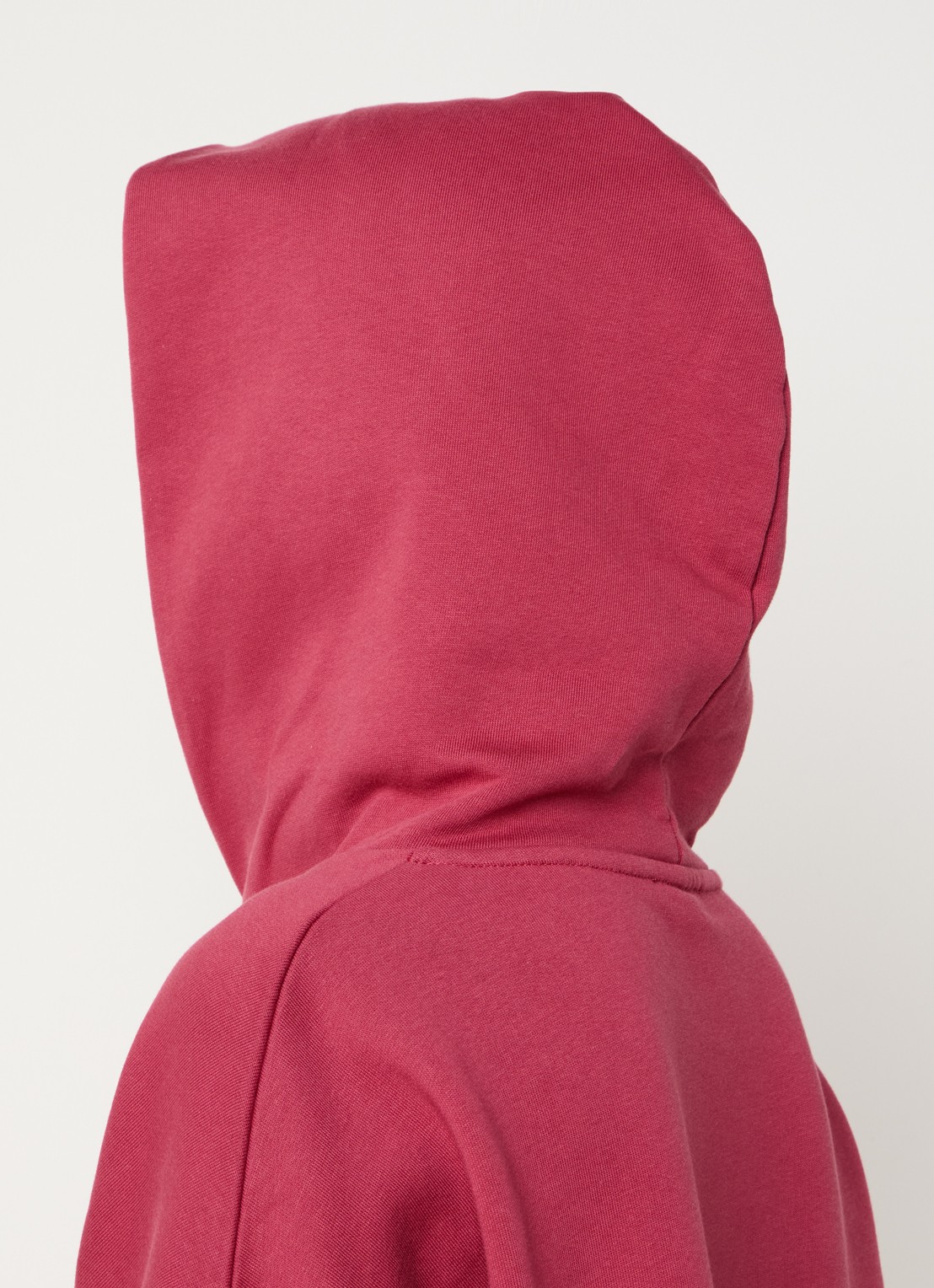 CLOSED Hoodie van  katoen met logoborduring - detail 2 rood