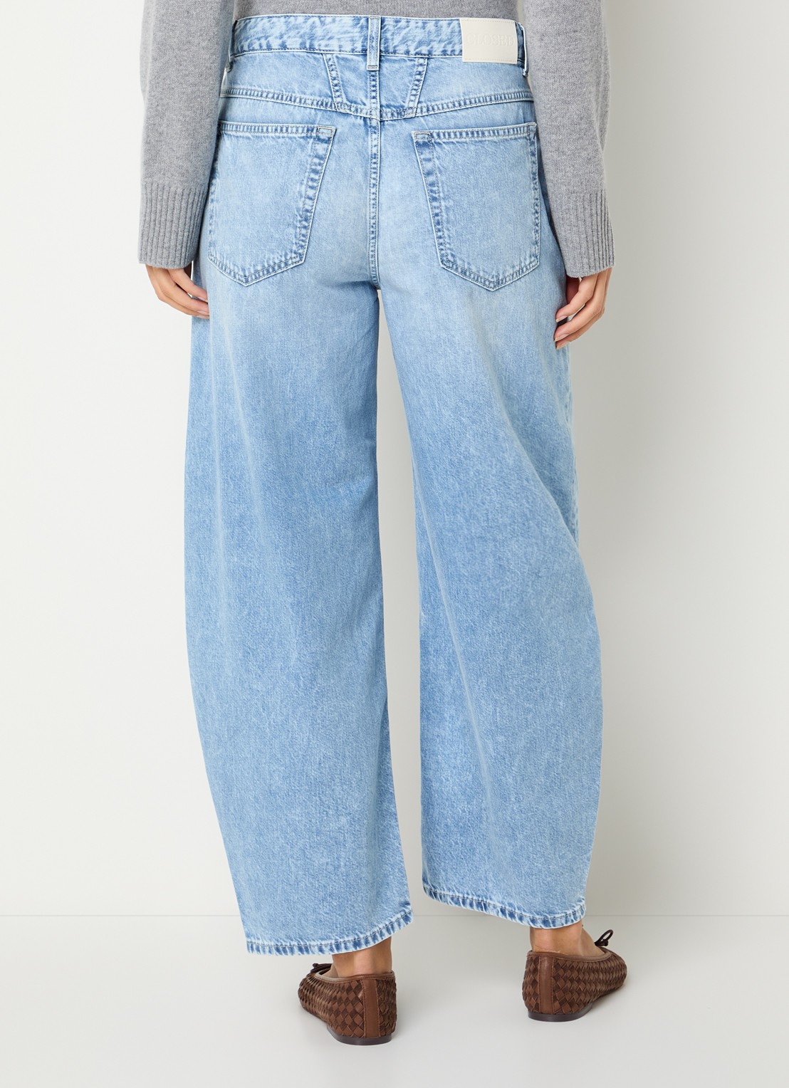 CLOSED Jazzie balloon fit jeans met medium waassing - achterkant 3 jeans