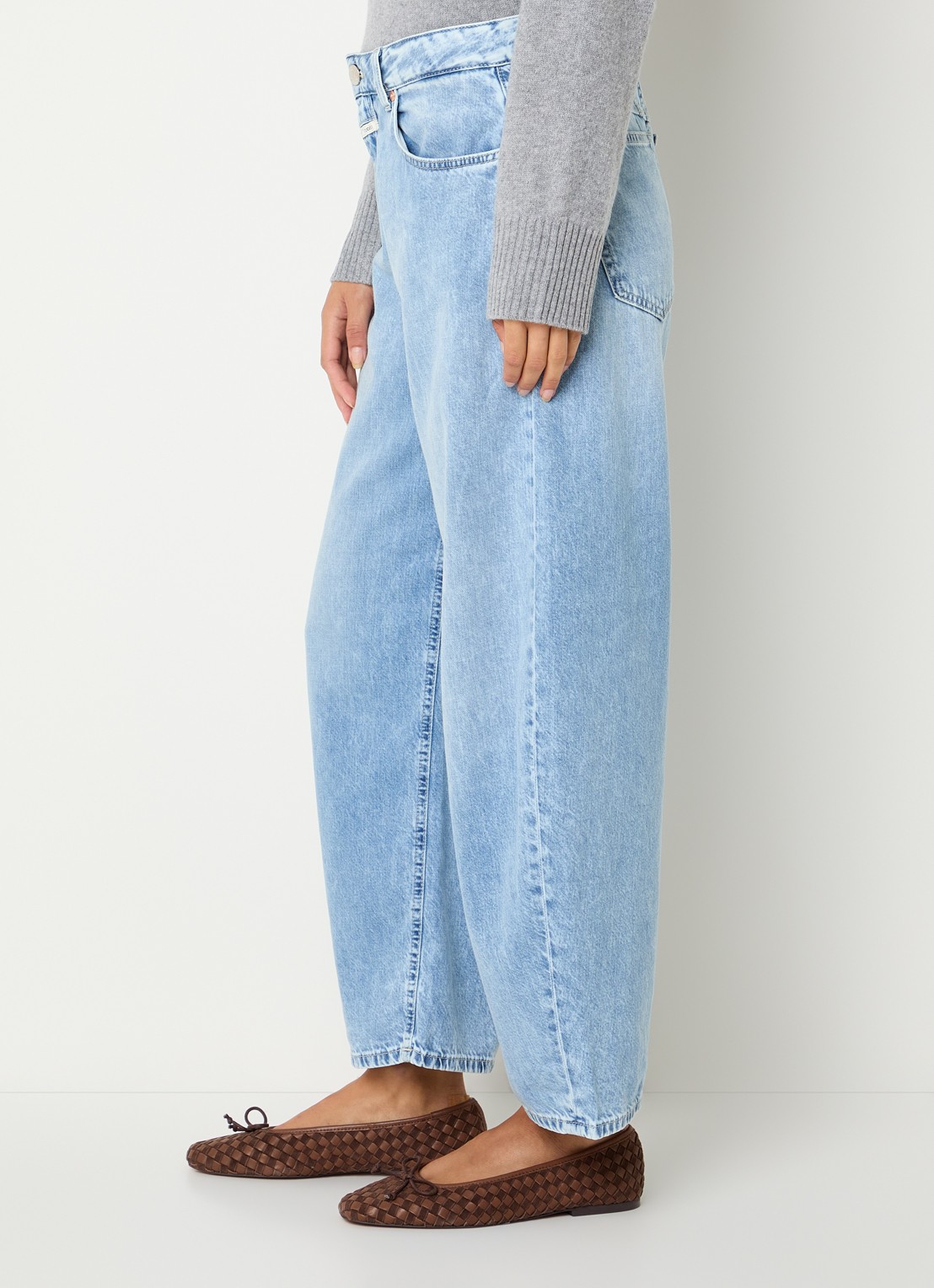 CLOSED Jazzie balloon fit jeans met medium waassing - detail 5 jeans