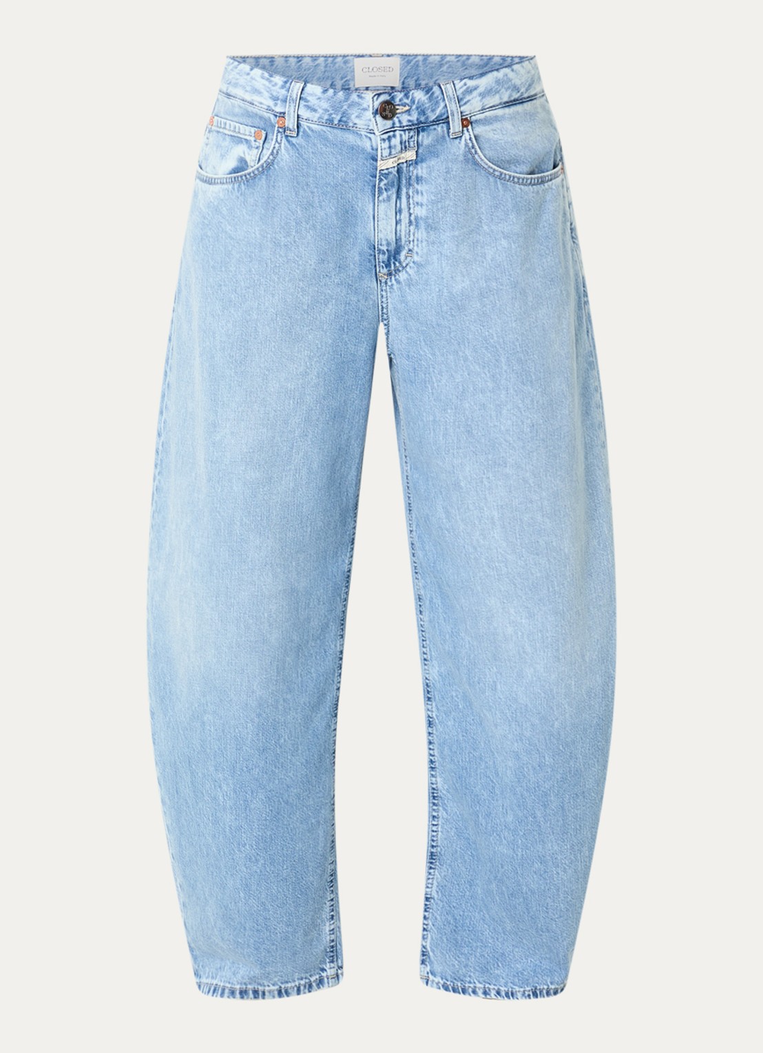 CLOSED Jazzie balloon fit jeans met medium waassing - voorkant jeans