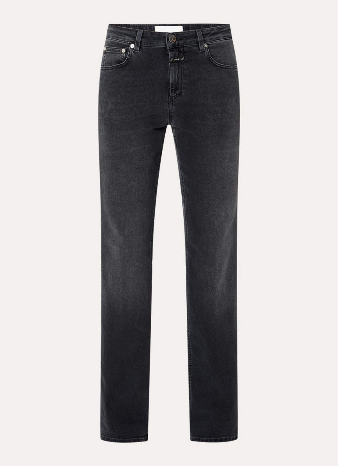 CLOSED Jovanna high waist flared jeans met gekleurde wassing - voorkant 4 antraciet