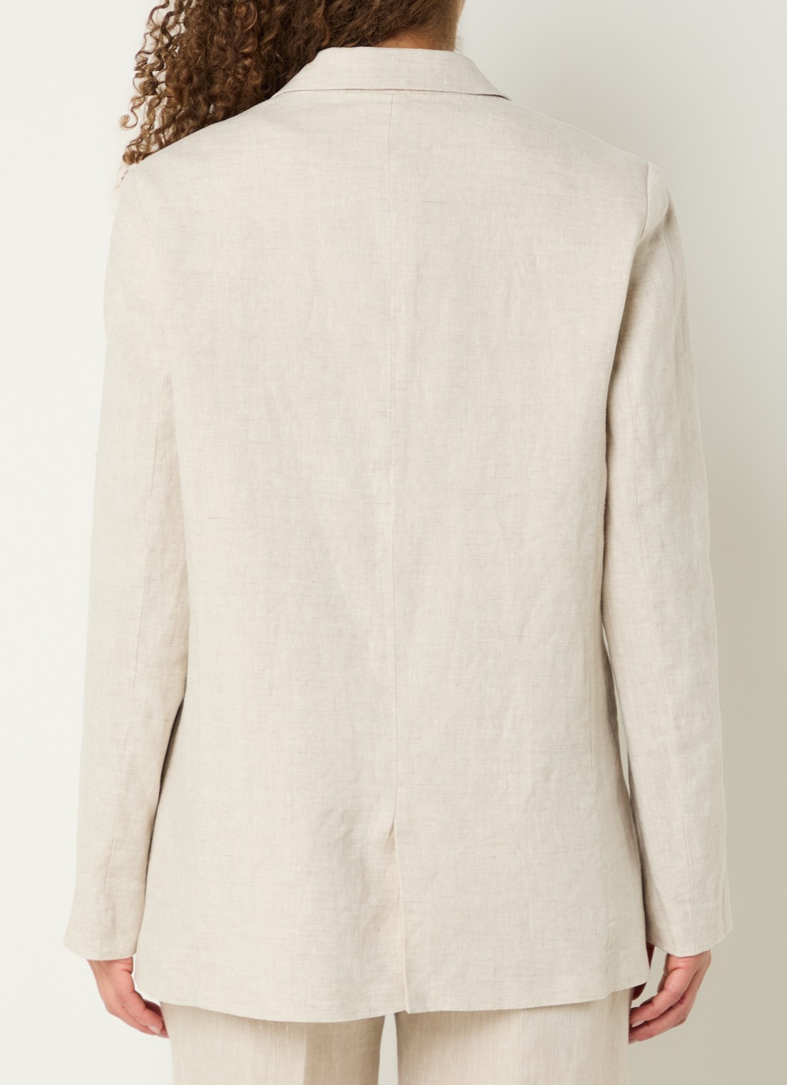 CLOSED Lola blazer met schoudervulling en klepzakken - achterkant 2 creme