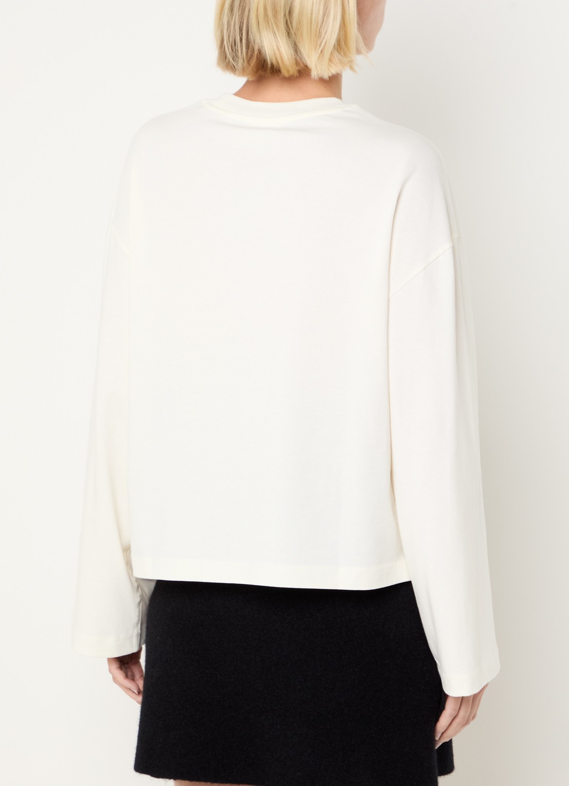 CLOSED Longsleeve met logo  - achterkant creme