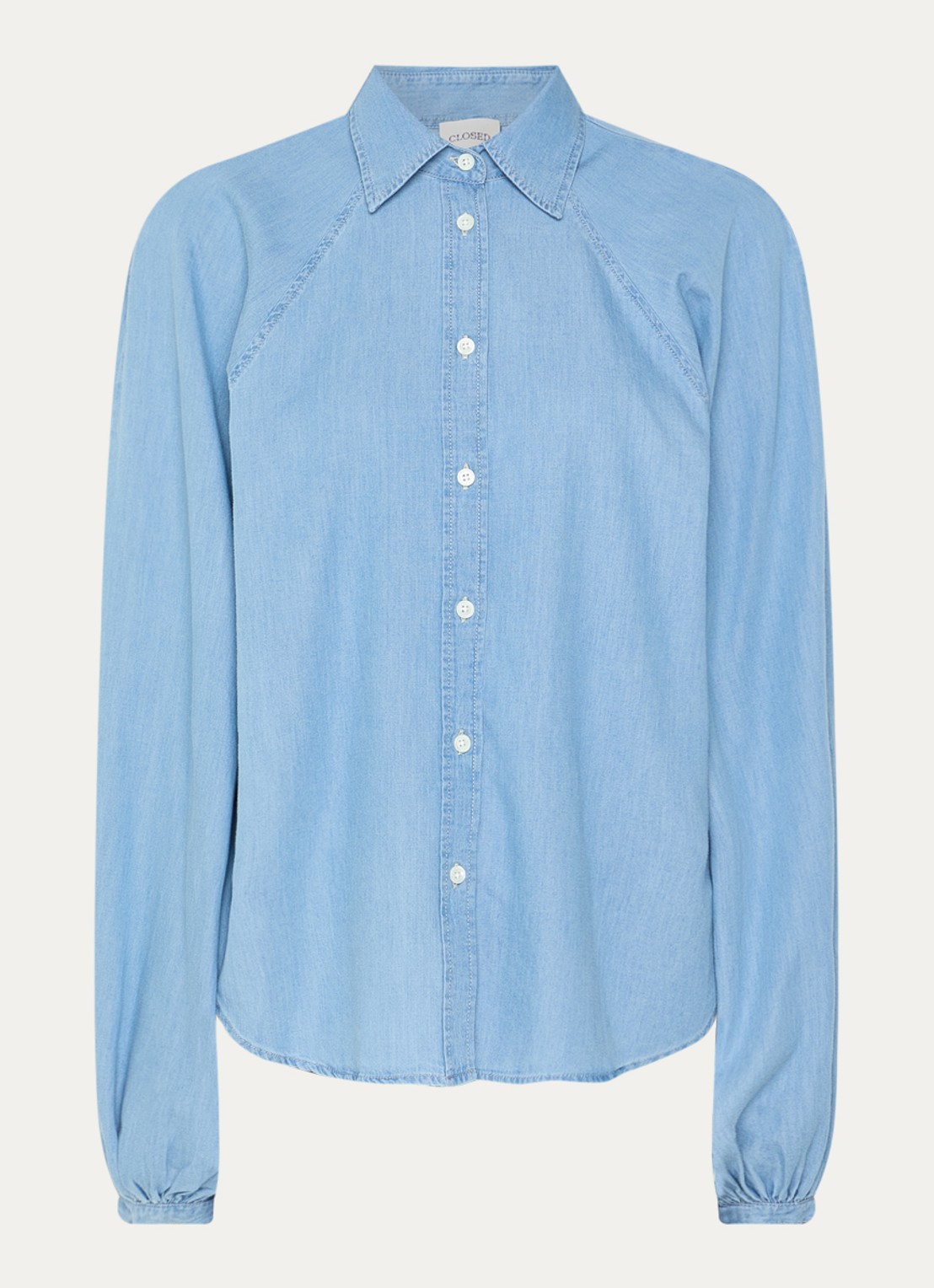 CLOSED Raglan blouse met ballonmouw - voorkant 3 jeans