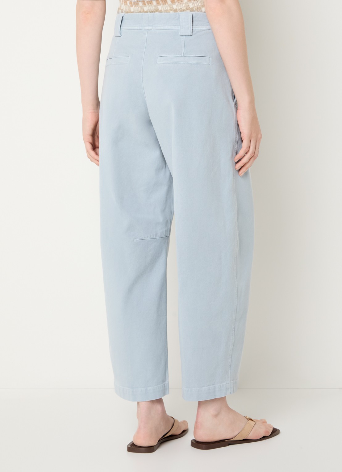 CLOSED Romi high waist straight leg jeans met lichte wassing - achterkant 3 lichtblauw
