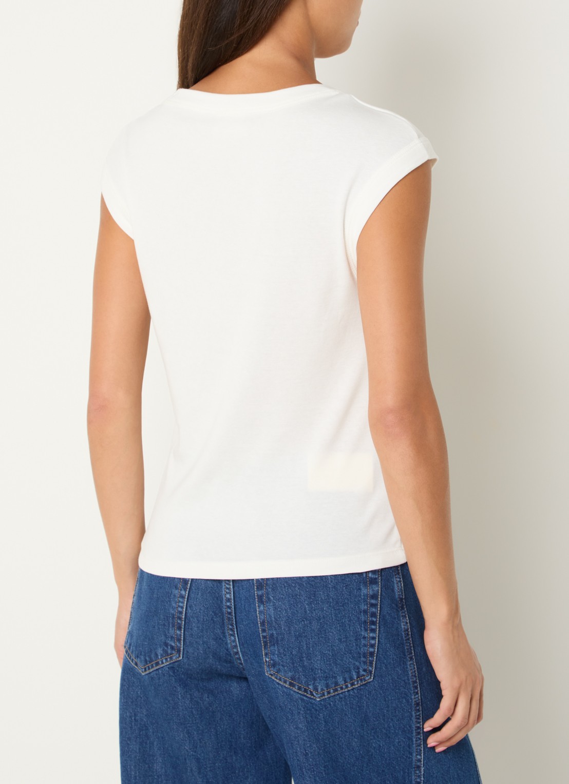 CLOSED Tanktop met ronde hals - achterkant gebroken wit
