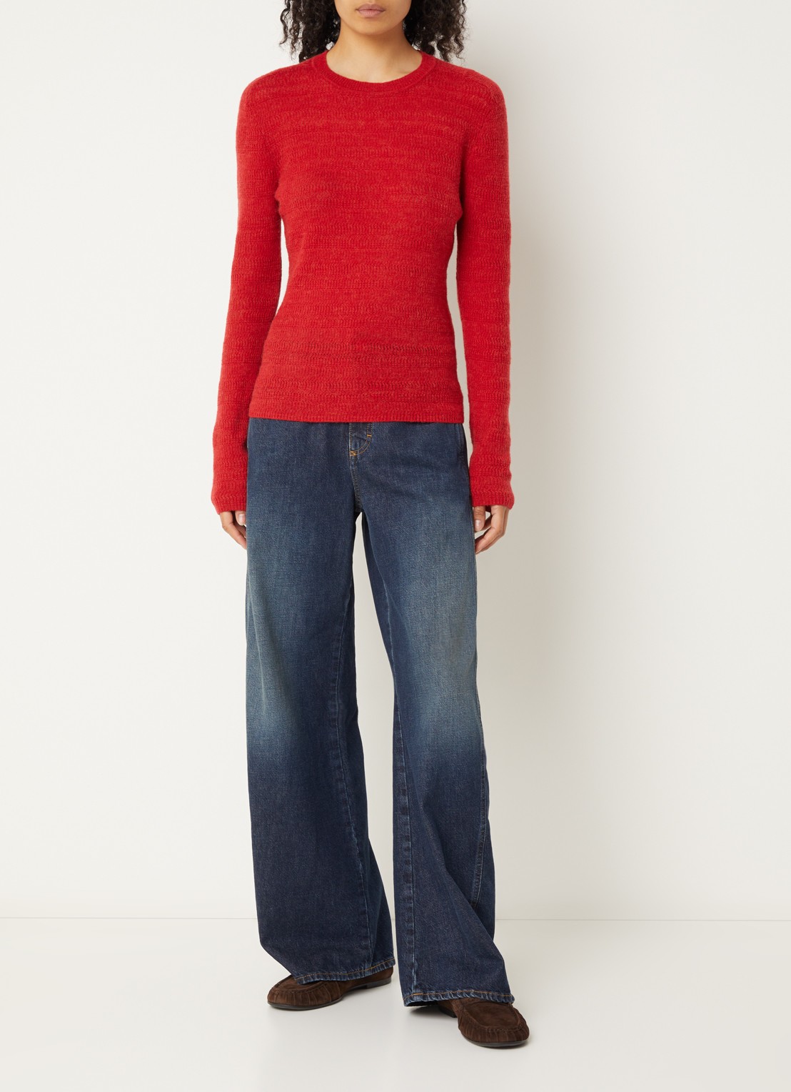 CLOSED Tori-X high waist balloon fit jeans met medium wassing - voorkant 2 indigo